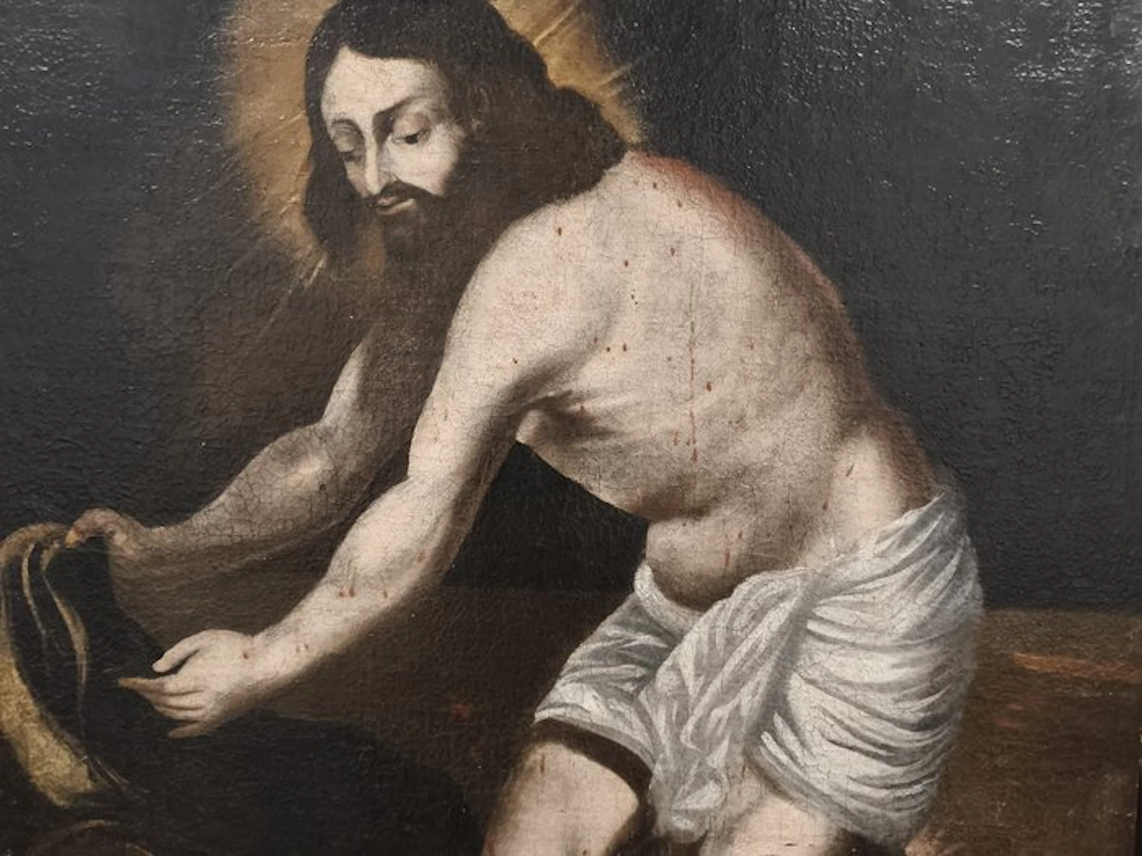 Italian school (XVII) - Jesucristo Penitente