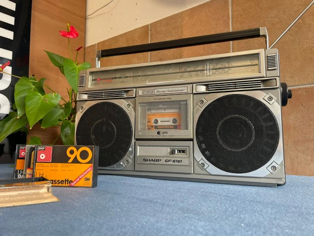 Sharp - GF-6161 'Boombox' Portable radio