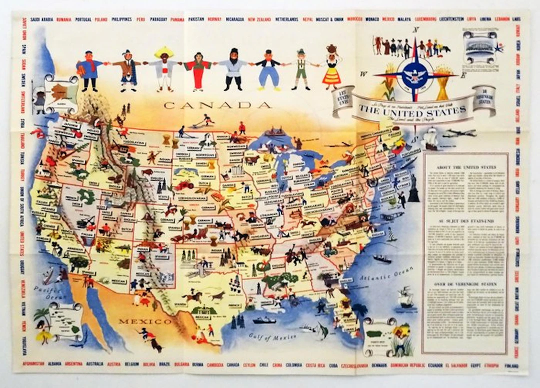 Mary-Jane Ronin - The United States: the land and the people - 1950s