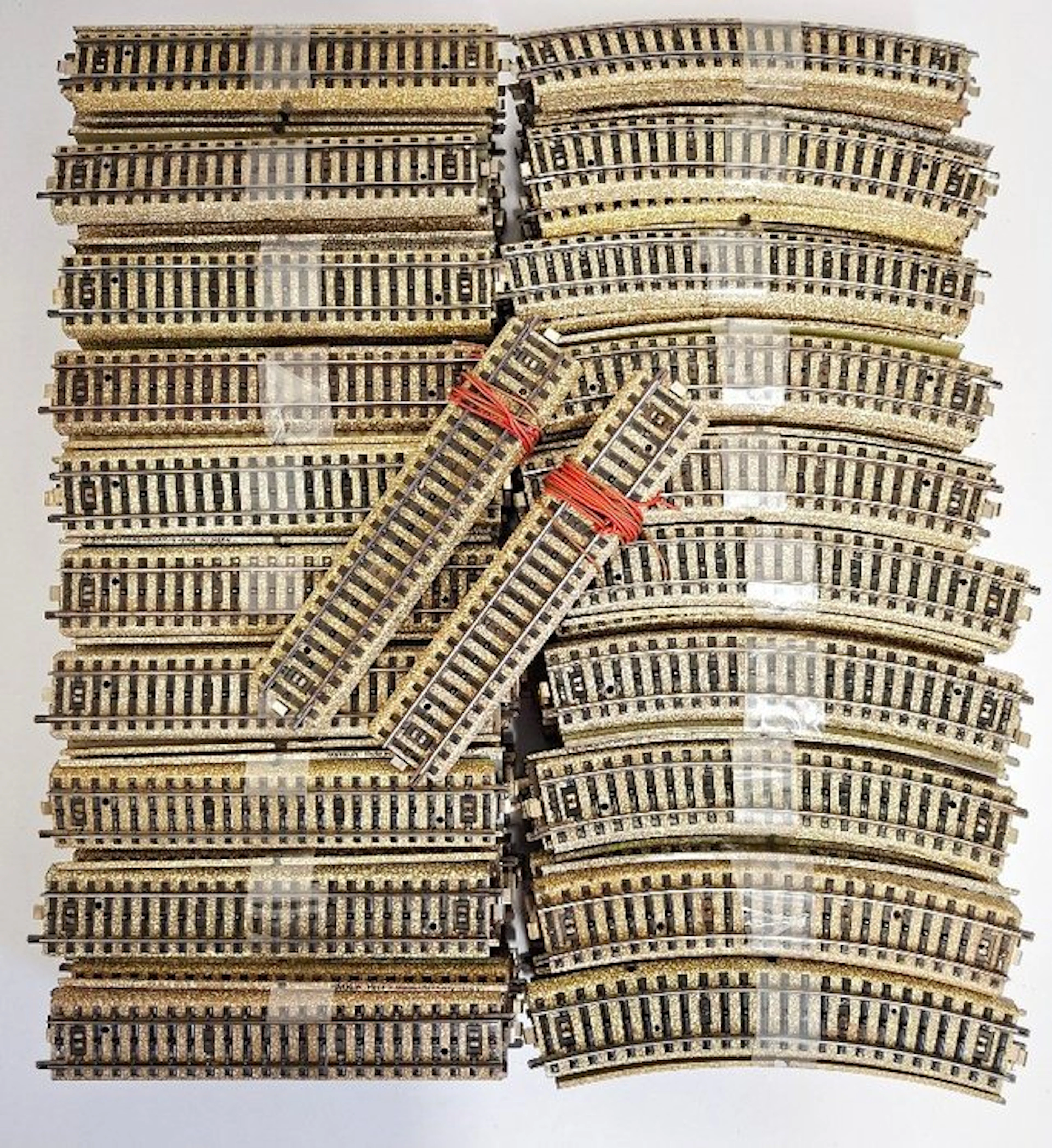 Märklin H0 - 5100-5106 - Model train tracks (202) - M-rails straight & curved