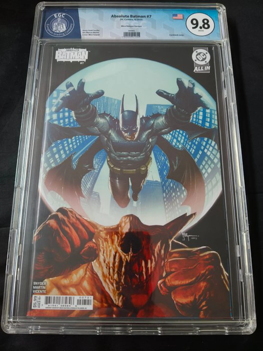 Absolute Batman #7 - EGC 9.8 - 1 Graded comic - First edition - 2025