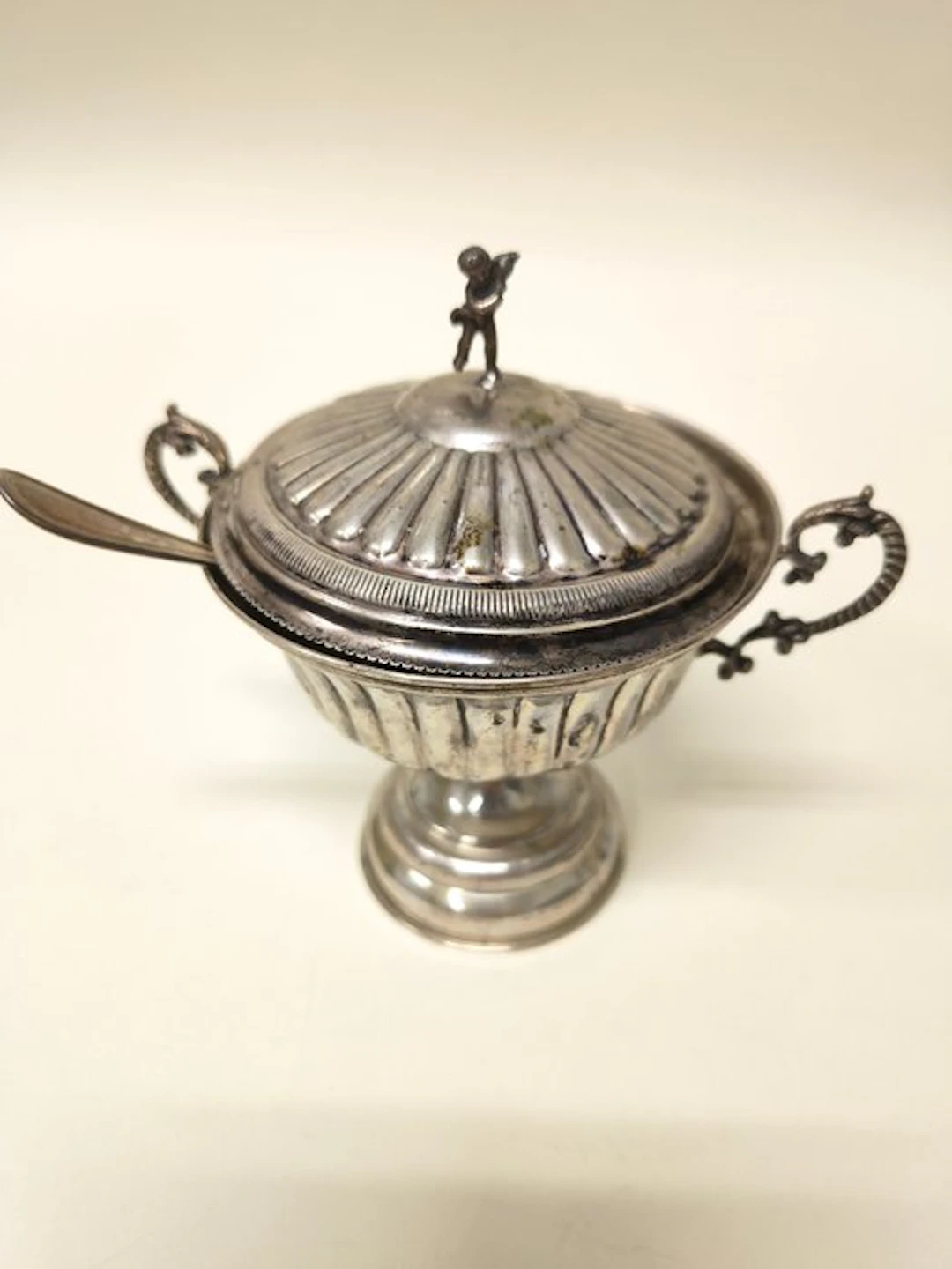 Sugar bowl (2) - .800 silver