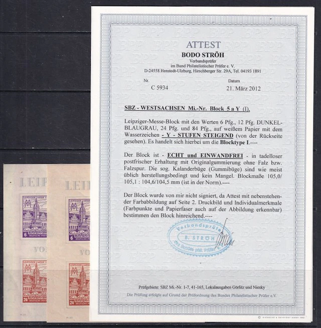 Allied Occupation - Germany (Soviet zone) 1946 - West Saxony