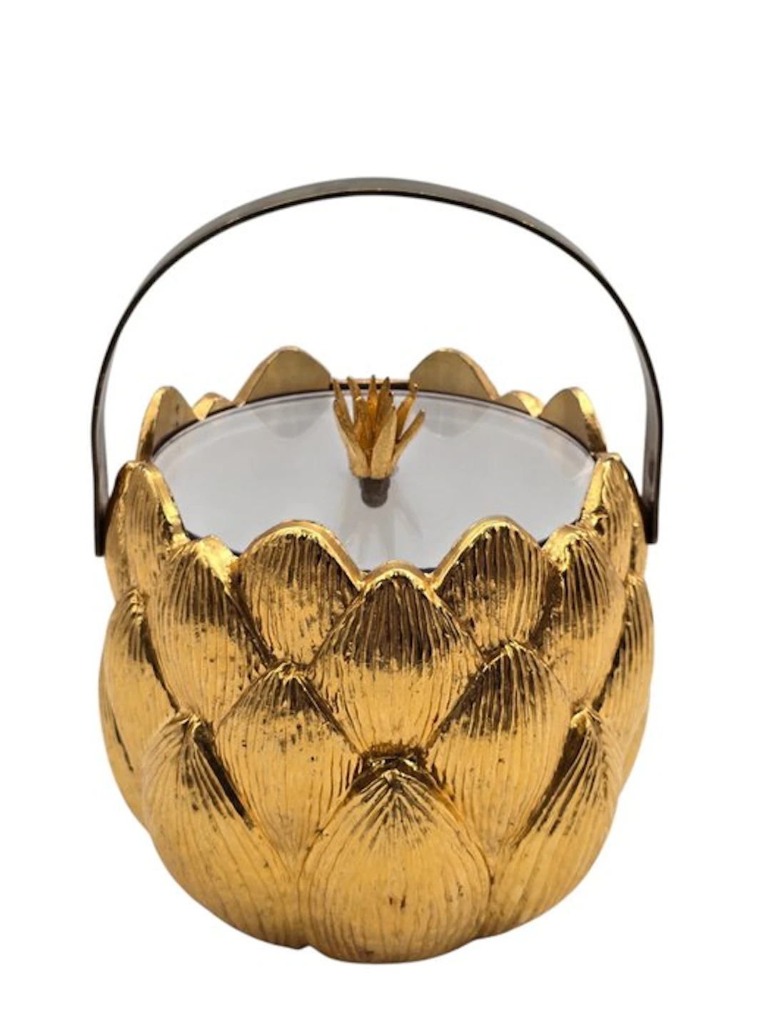 Freddotherm - Hans Turnwald - Ice bucket - Artichoke - Brass, Plexiglas
