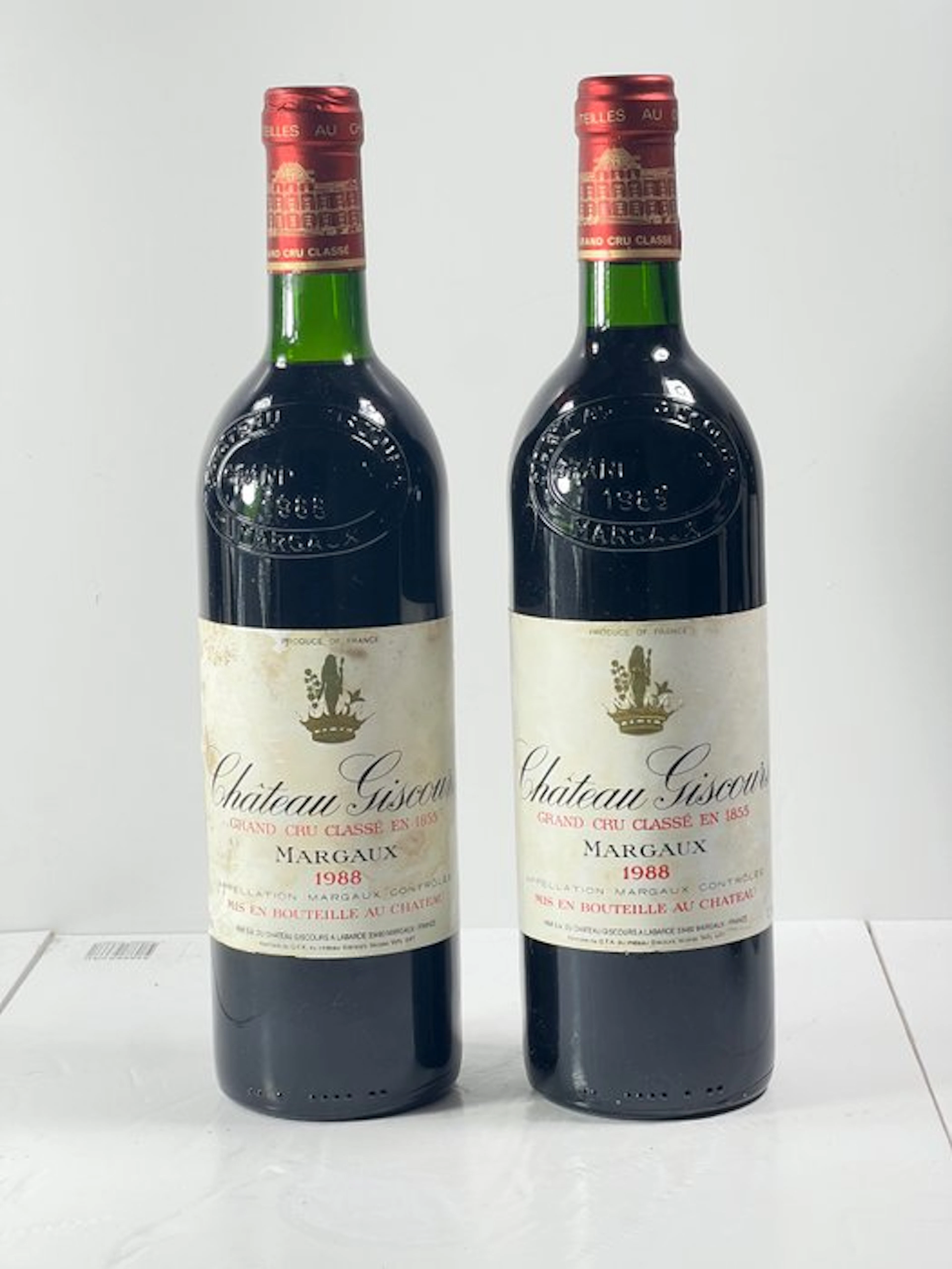 1988 Château Giscours - Margaux 3ème Grand Cru Classé - 2 Bottles (0.75L)