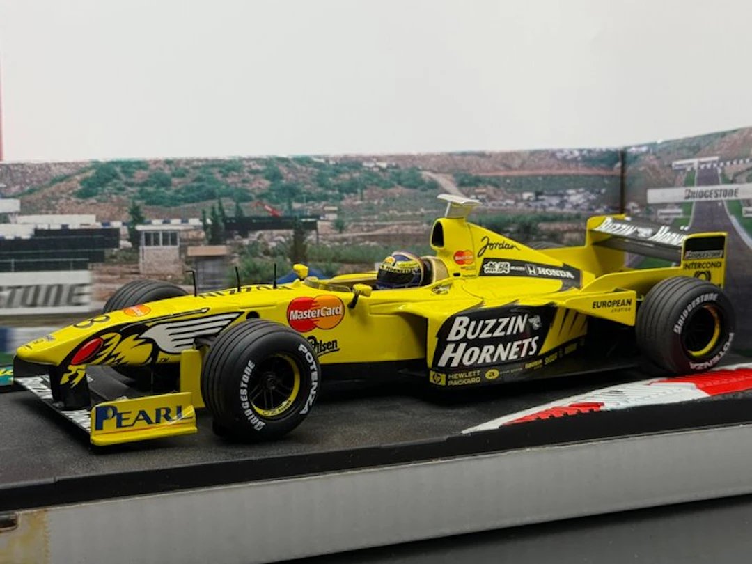Hot Wheels 1:18 - Model coupé - Jordan 199 – Heinz-Harald...