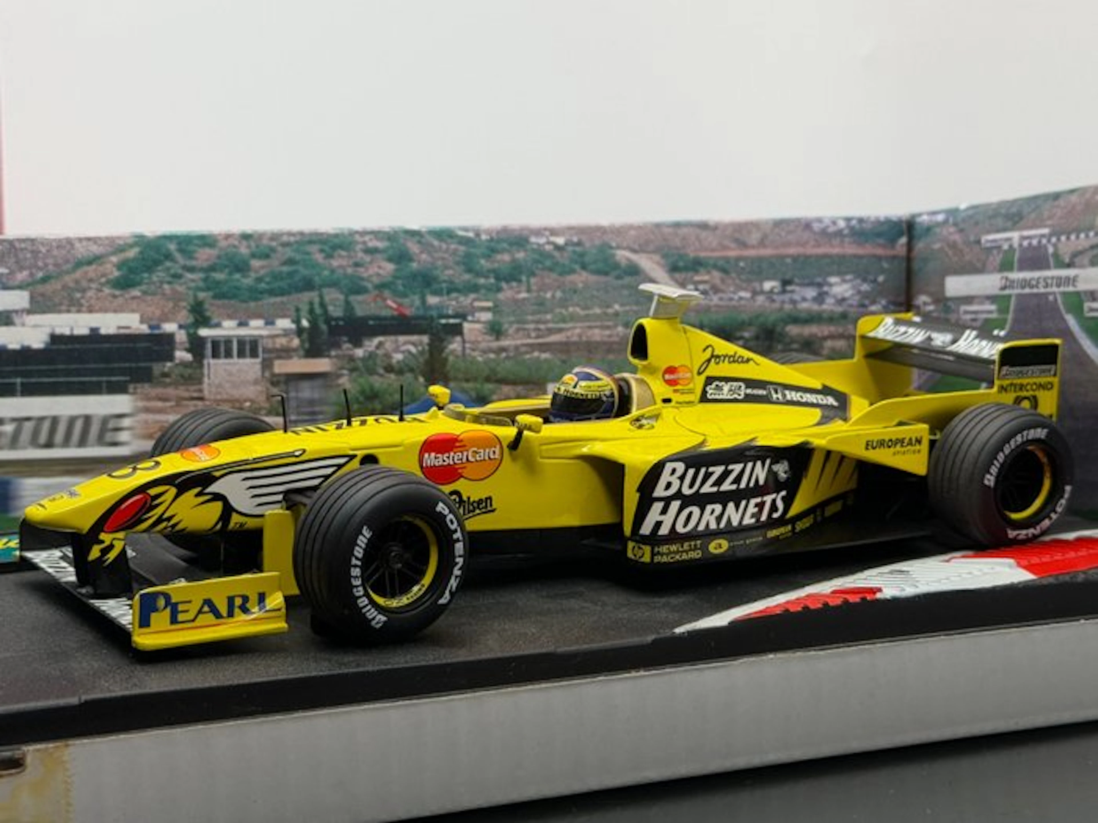 Hot Wheels 1:18 - Model coupé - Jordan 199 – Heinz-Harald...