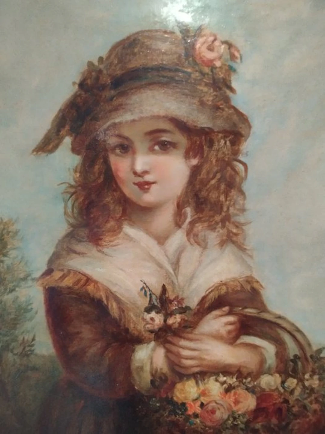 James John Hill (1811-1882) - The Flower Girl