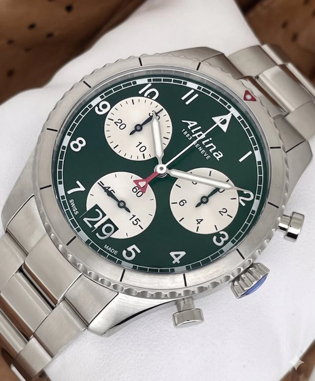 Alpina - Startimer Pilot Big Date Chronograph - AL-372GRS4S26B - Men