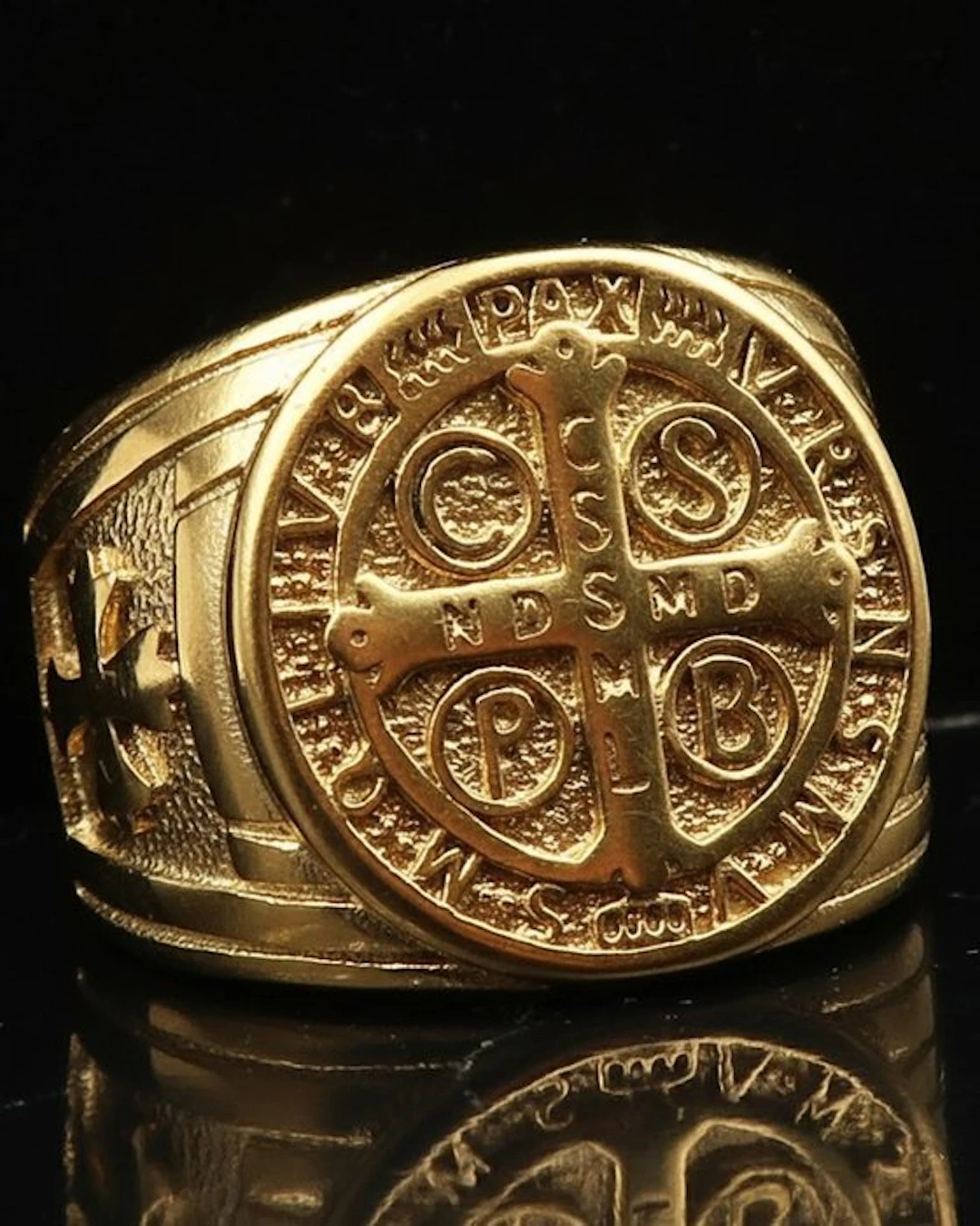 Exorcist's Armor – Catholic Dame – Saint Benedict Medal – Repels Evil - Ring