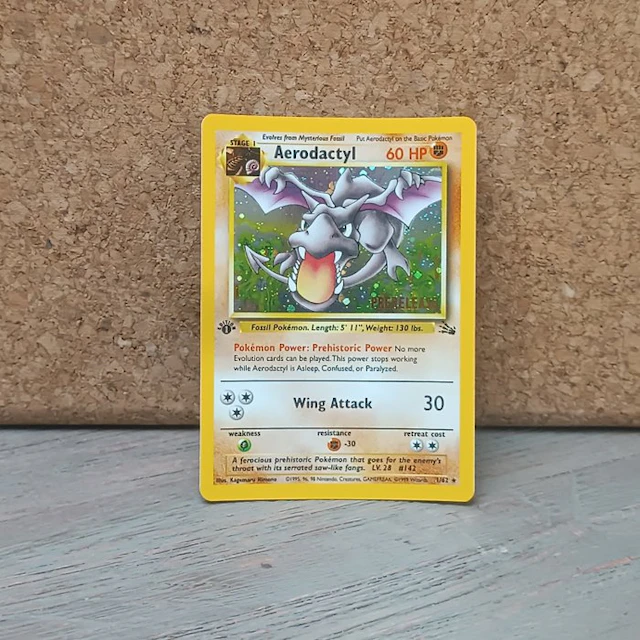Pokémon - 1 Card - Aerodactyl first edition Prerelease...