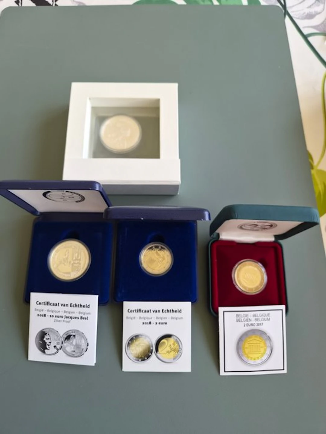 Belgium. 2 Euro / 10 Euro / 20 Euro 2017/2018 (4 coins incl