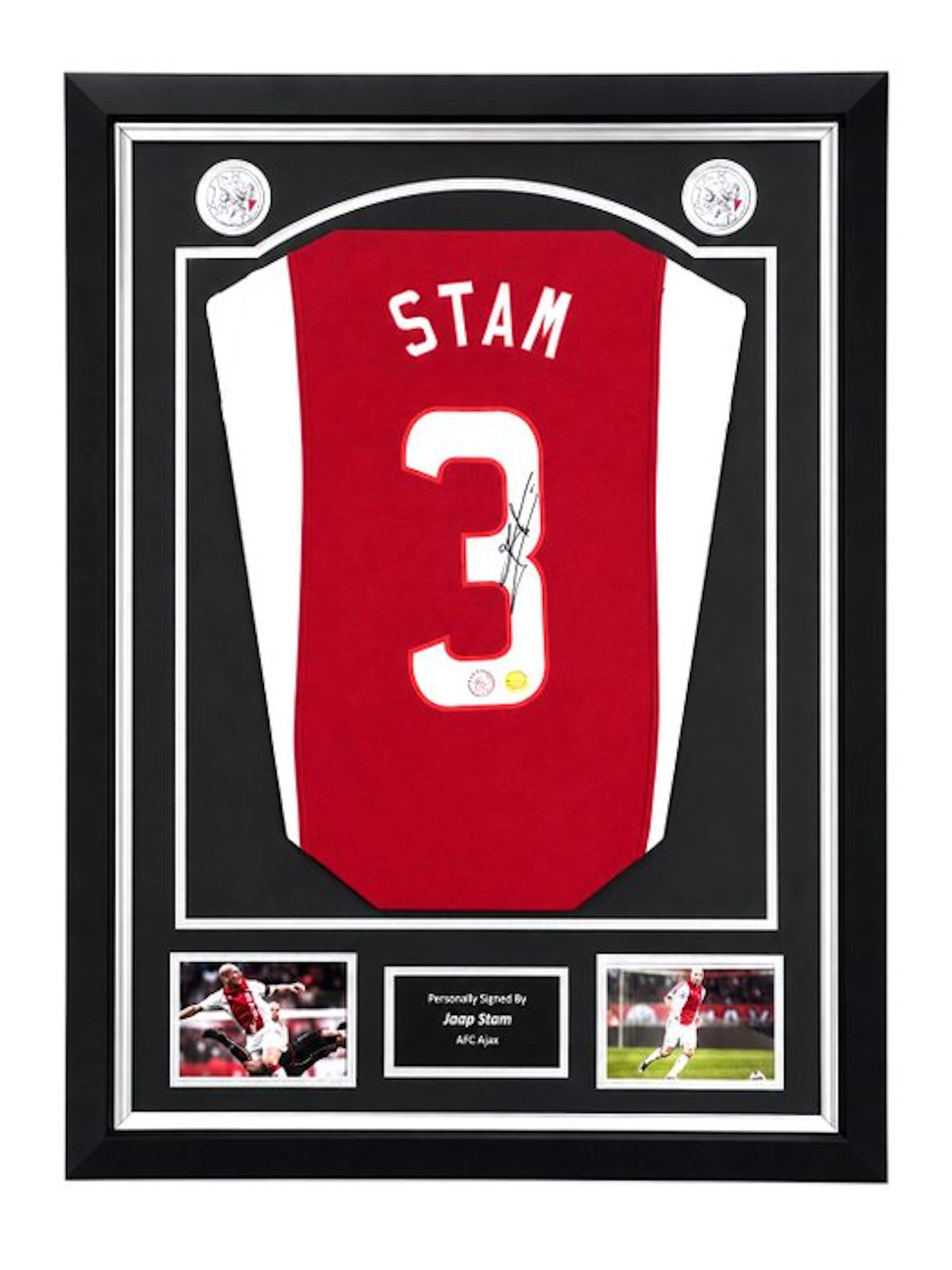 AFC Ajax - Dutch Football League - Jaap Stam - Premium Frame - Jersey