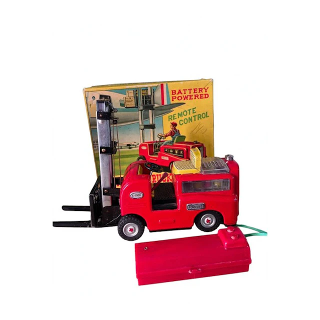 Modern Toys - Tin toy - Zeldzame Blikken Fork Lift Truck...