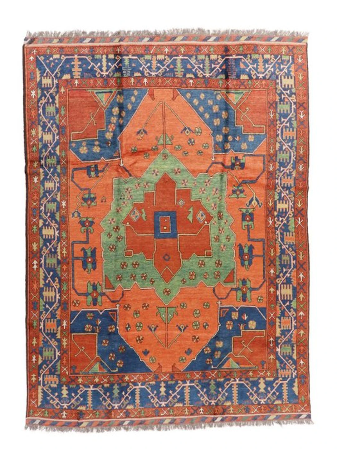 Semi Antique Afghan - Rug - 284 cm - 217 cm