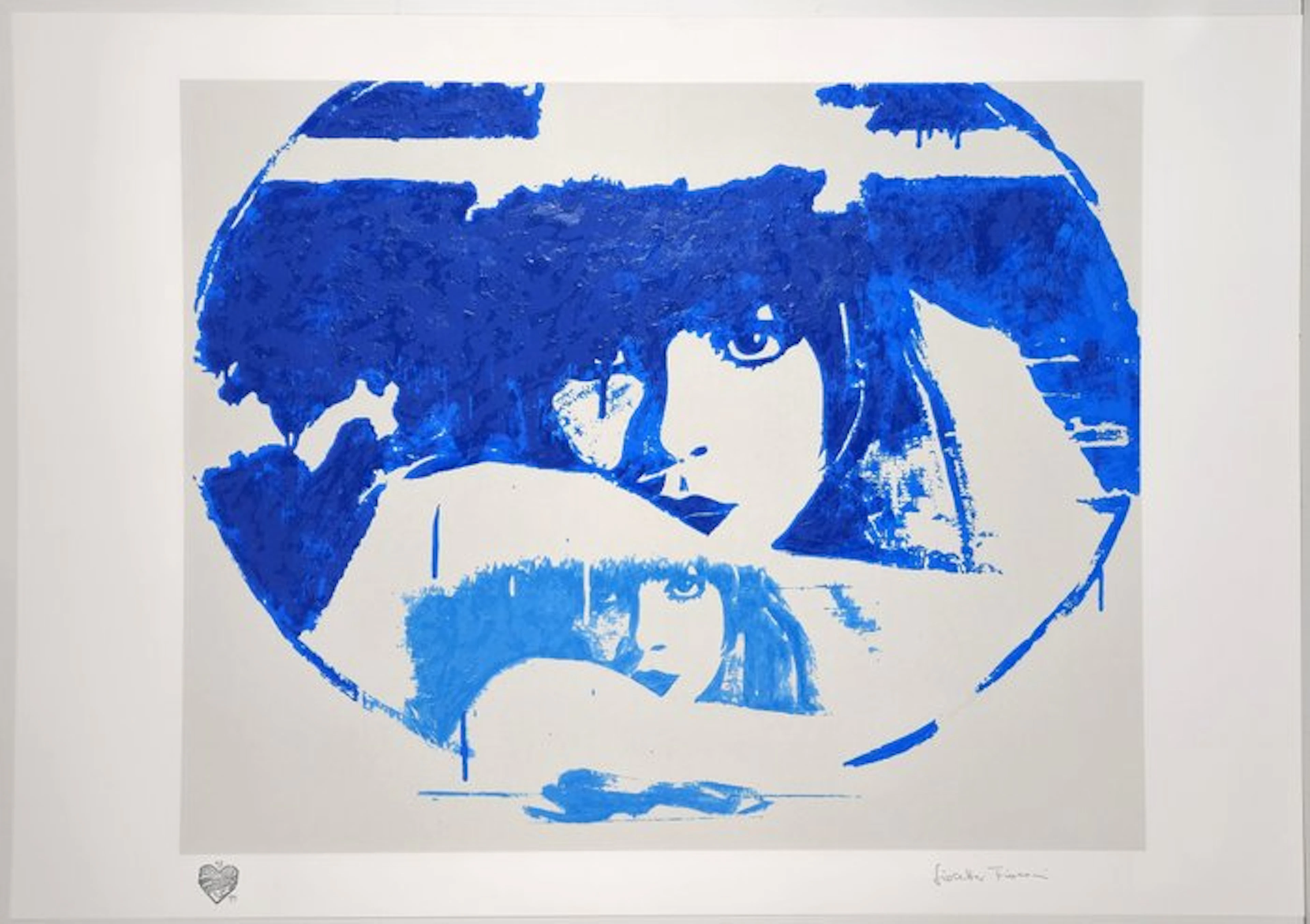 Giosetta Fioroni (1932) - Doppio Liberty Light Blue