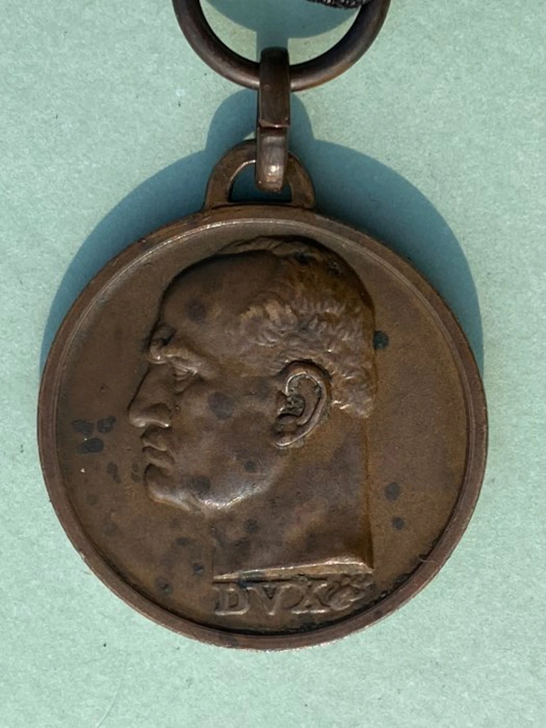 Italy - Military medal - Fascism - Medal of Benito Mussolini