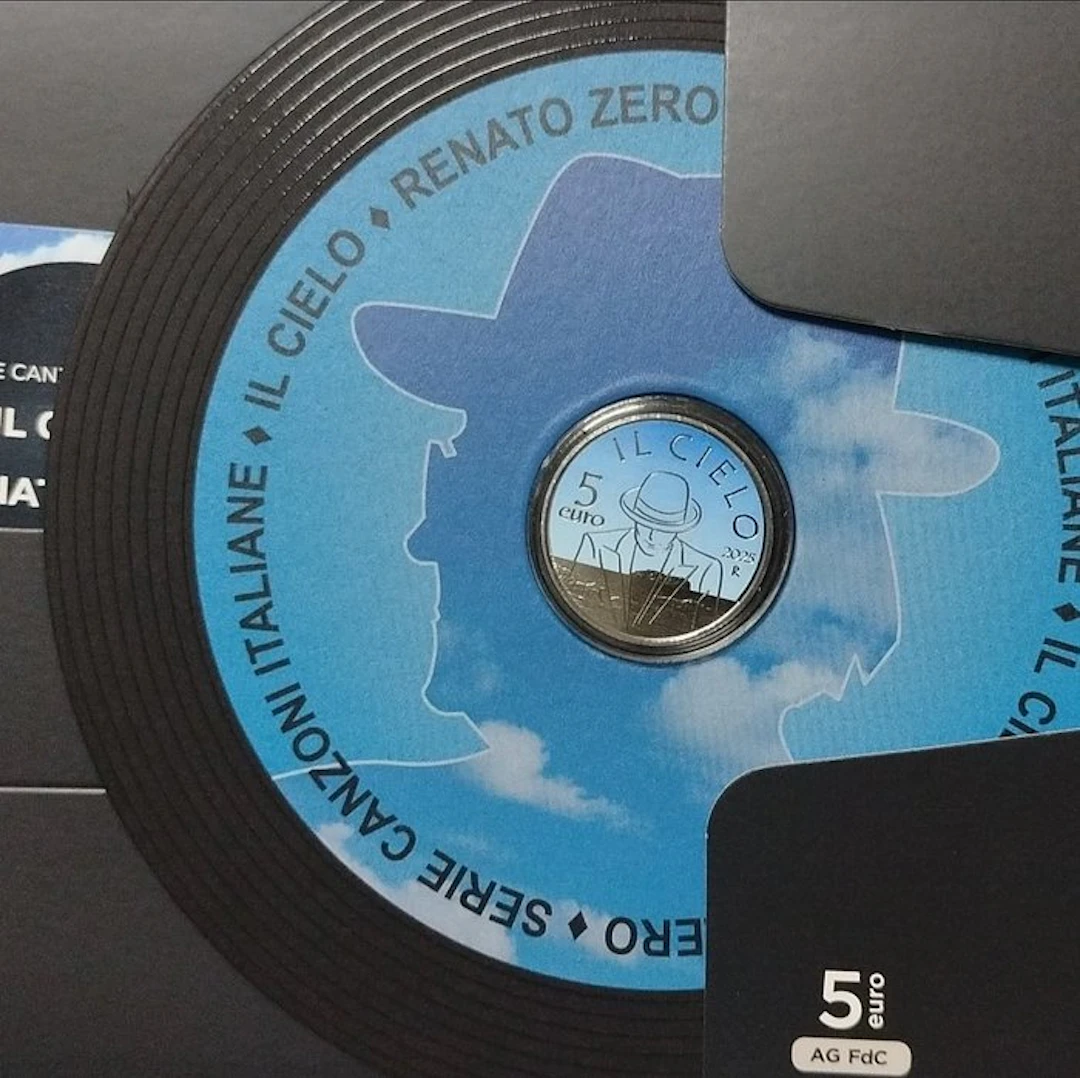 Italy. 5 Euro 2025 "Il Cielo di Renato Zero" (No reserve price)