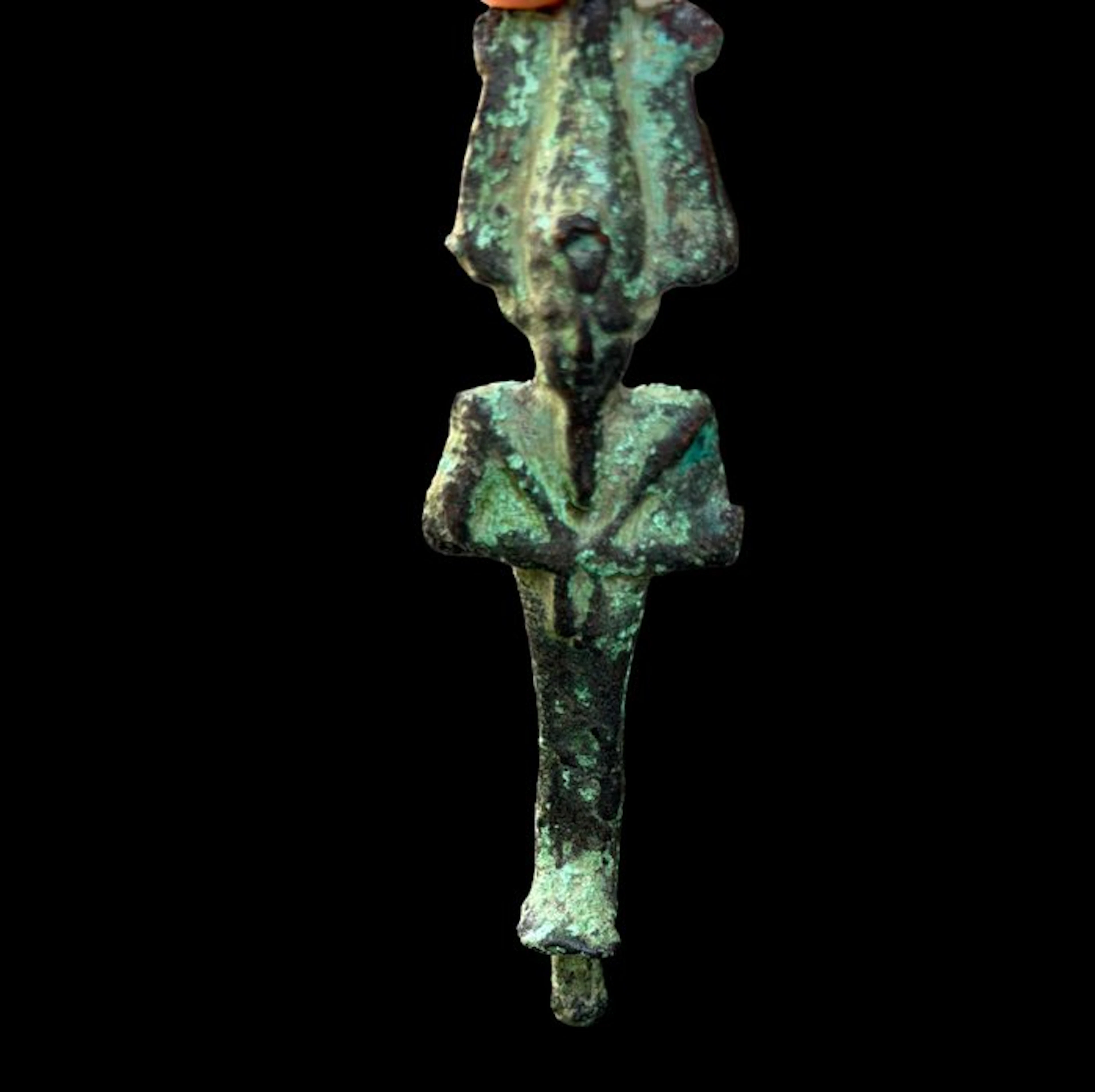 Ancient Egyptian Bronze Osiris - 9 cm