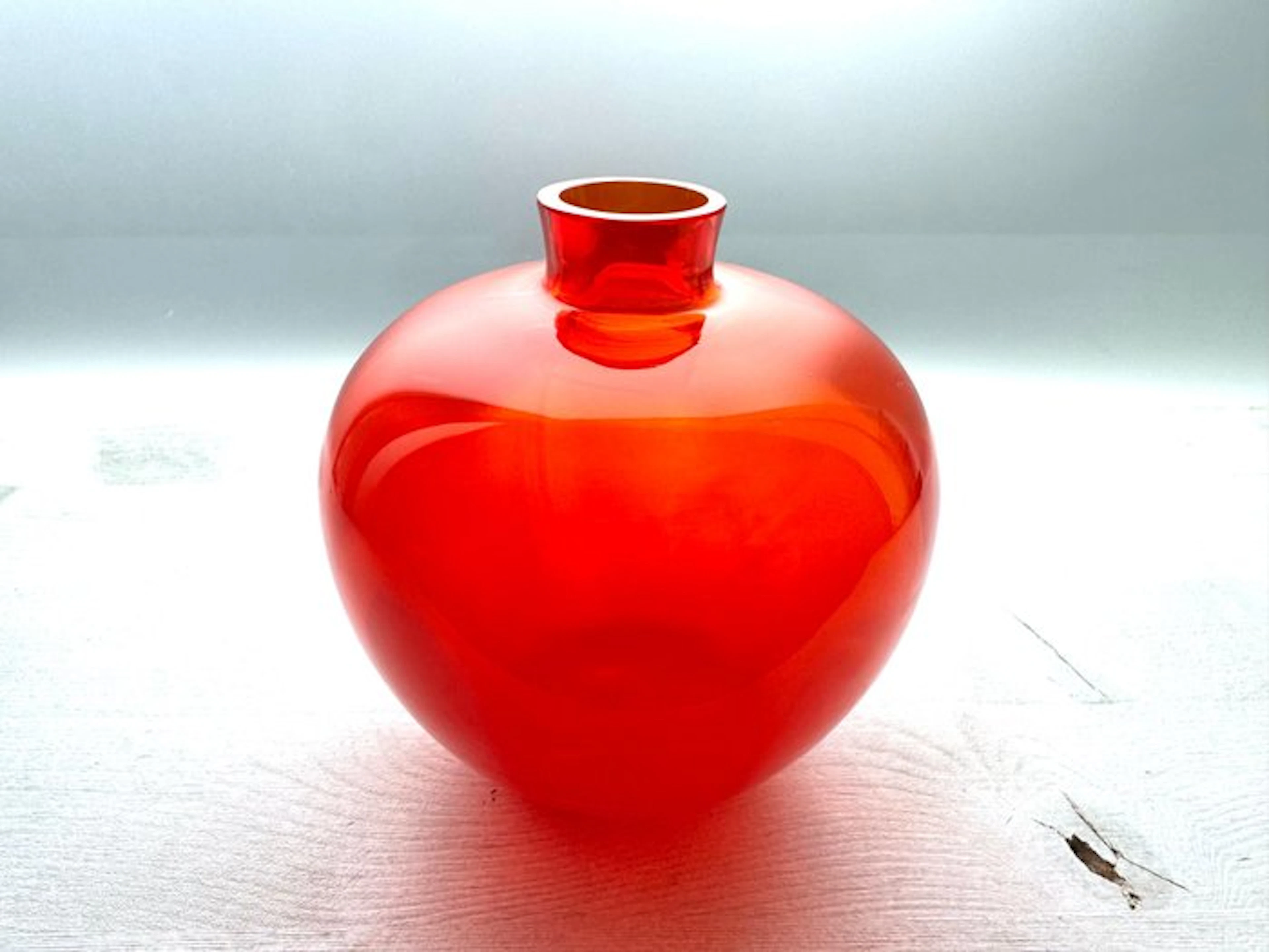 Glasfabriek Leerdam - A.D. Copier - Vase - Glass - Beatrix Oranjevaasje