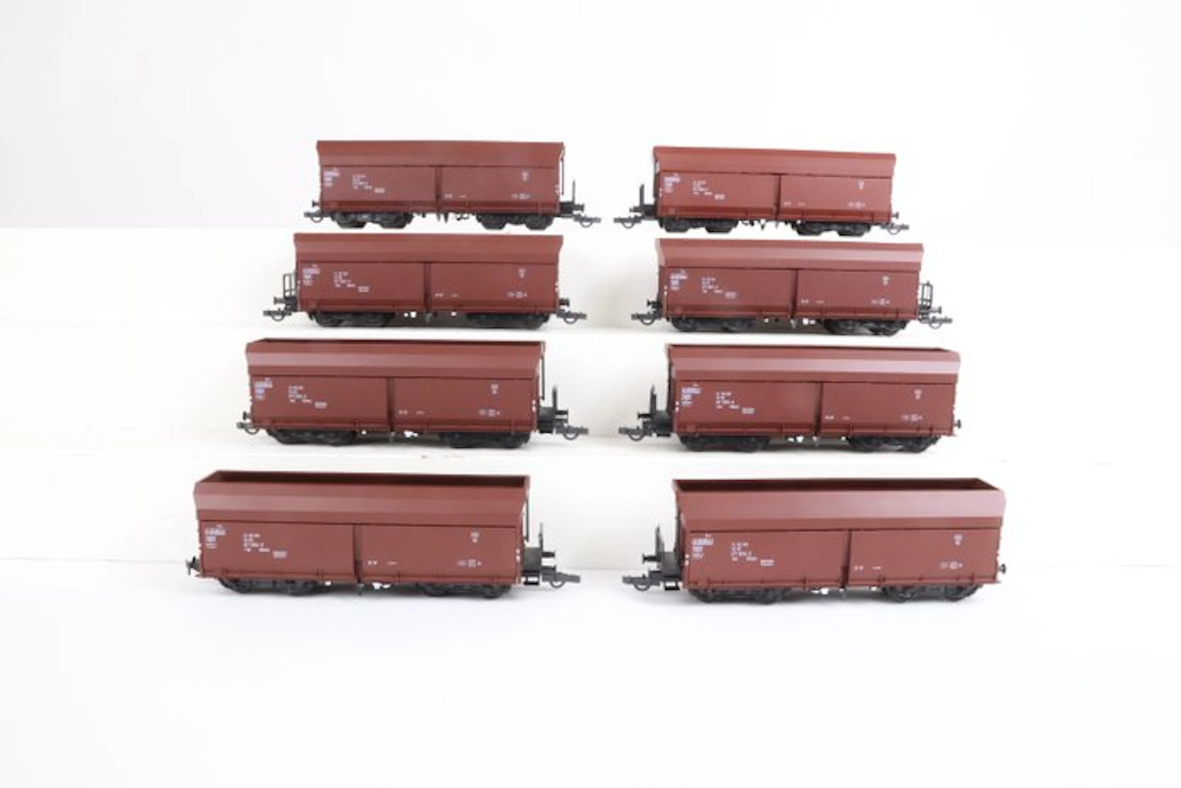 Piko H0 - Model train freight carriage (8) - Four-legged...