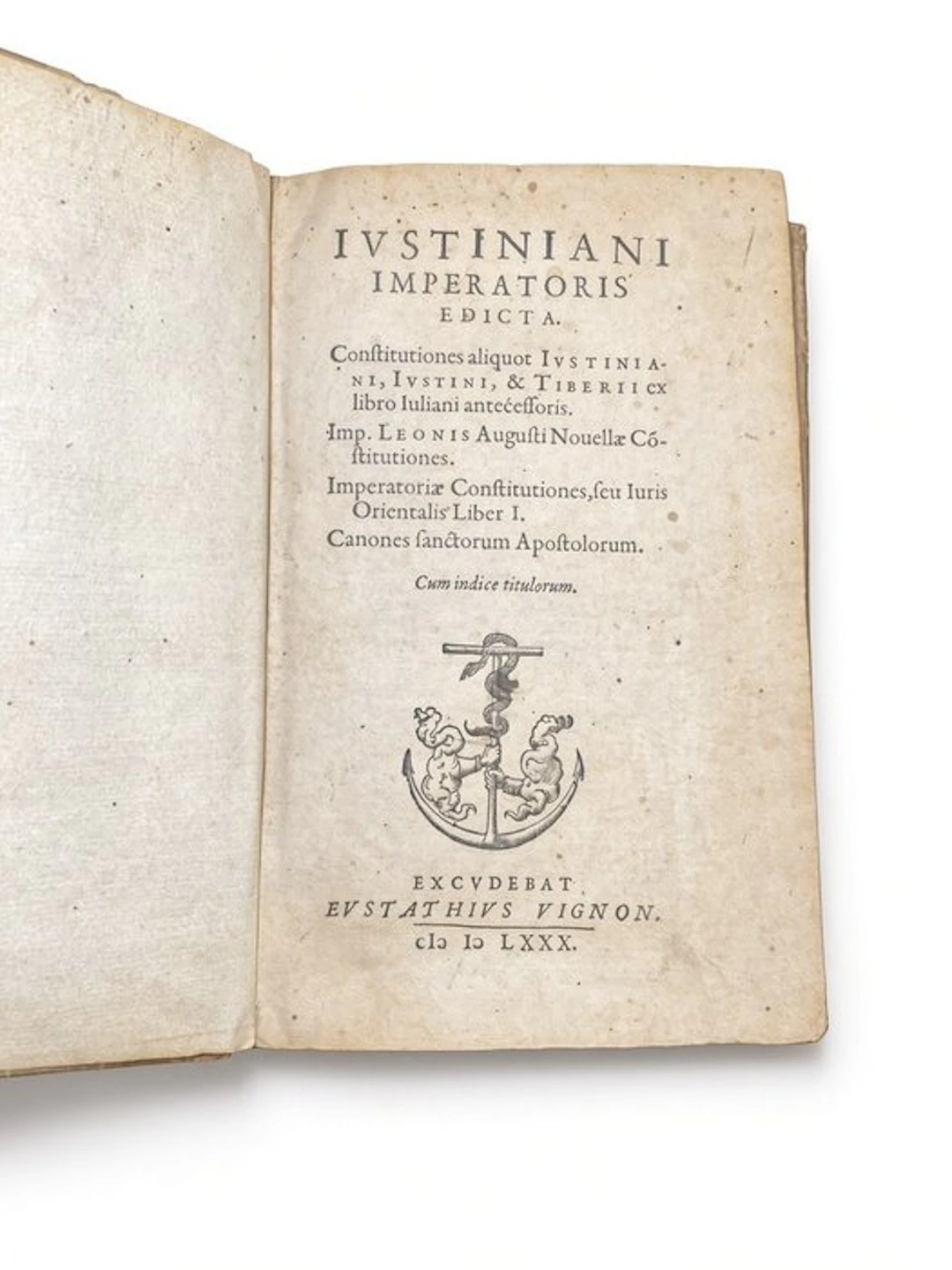 IUSTINIANI - IMPERATORIS EDICTA - Tiberii - Leonis Augusti Novellae