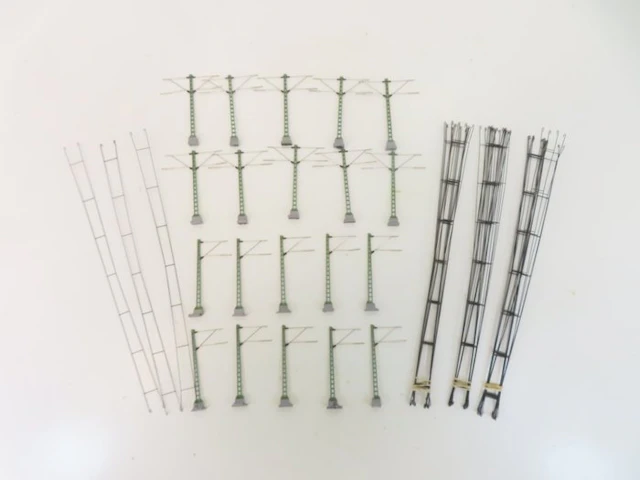 Märklin H0 - Model train scenery (53) - 53-piece overhead...