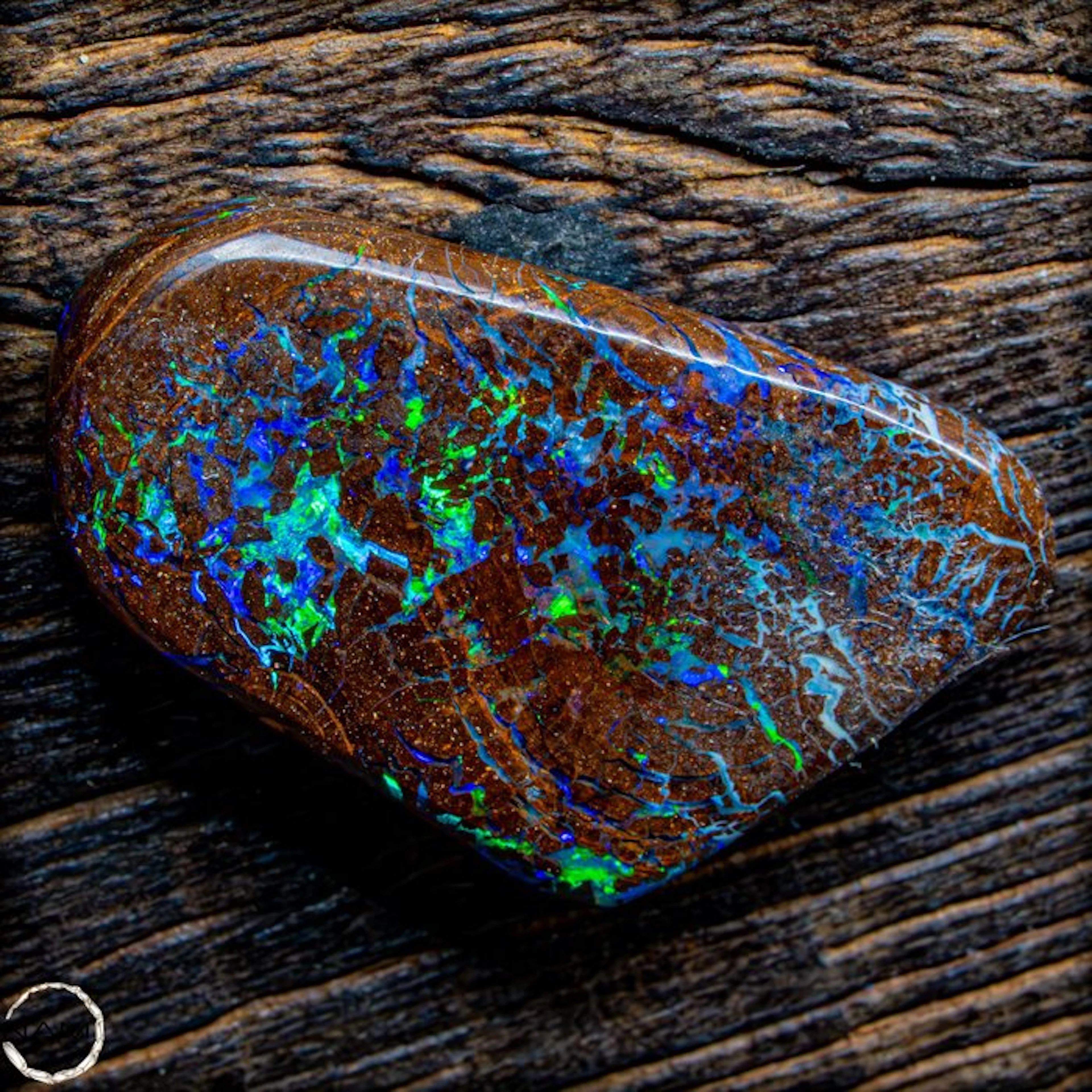 Australian Boulder Opal – Polished natural art with an...