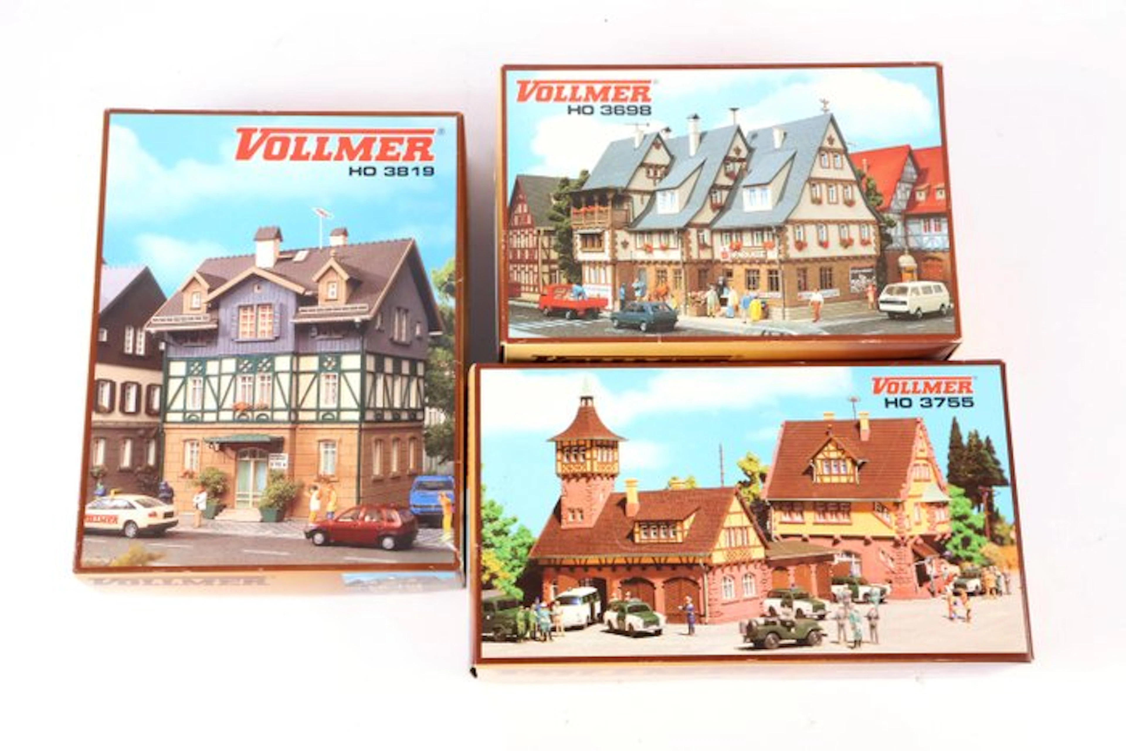 Vollmer H0 - 3698/3755/3819 - Model train building kits...