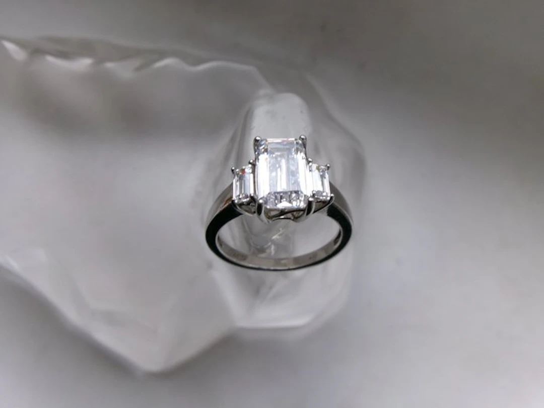 Silver - Ring - Art Deco Style