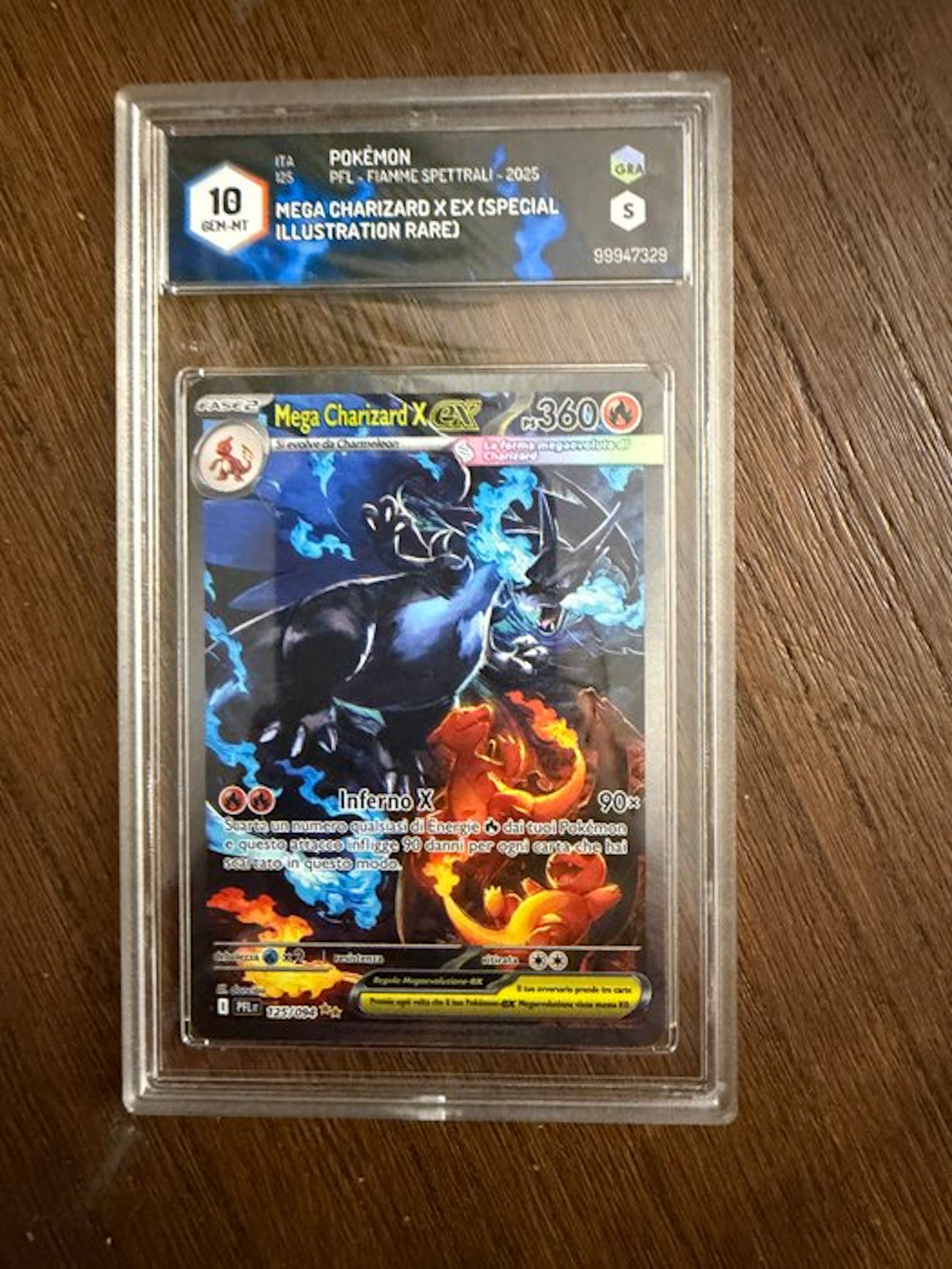 Pokémon - 1 Graded card - Mega Charizard X 125/069 Foil