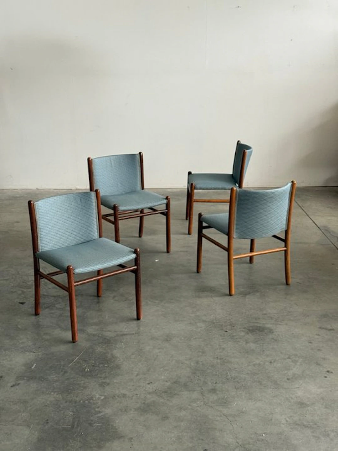 Lema SPA - Gianfranco Frattini - Chair (4) - Nuela - Wood, Textile