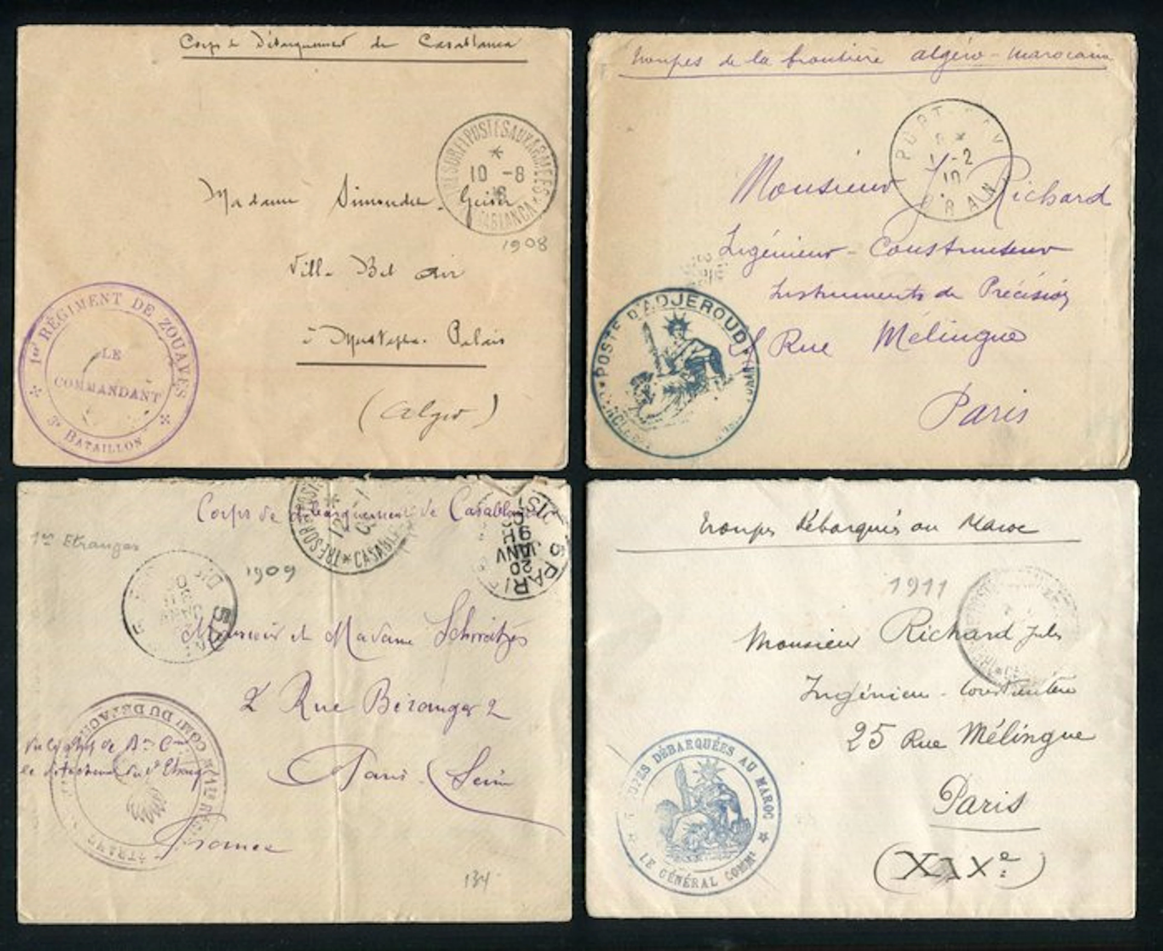 France - Extraordinary Collection of 46 Covers from the...