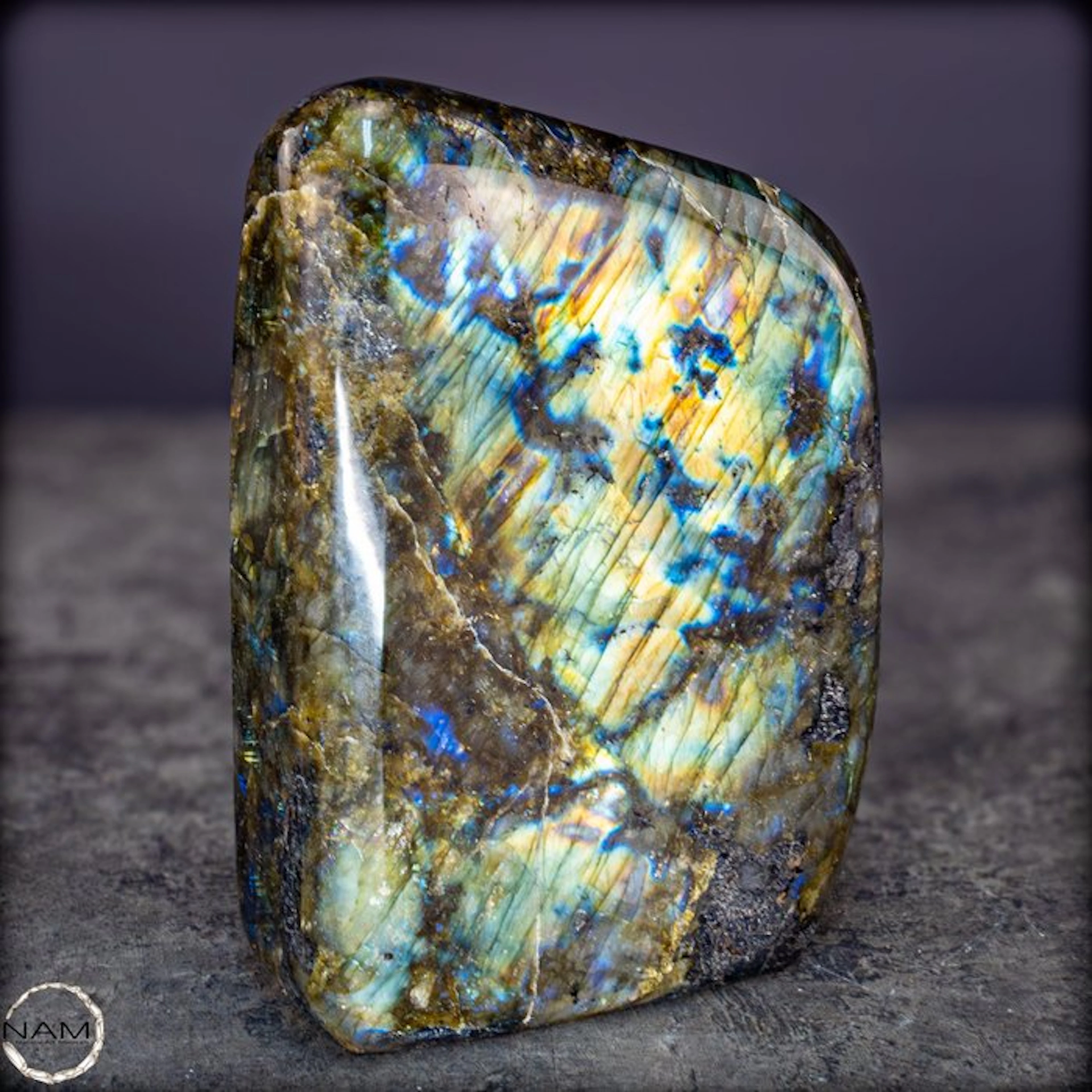 Natural Beautiful Polished Labradorite Freeform- 1334.92 g