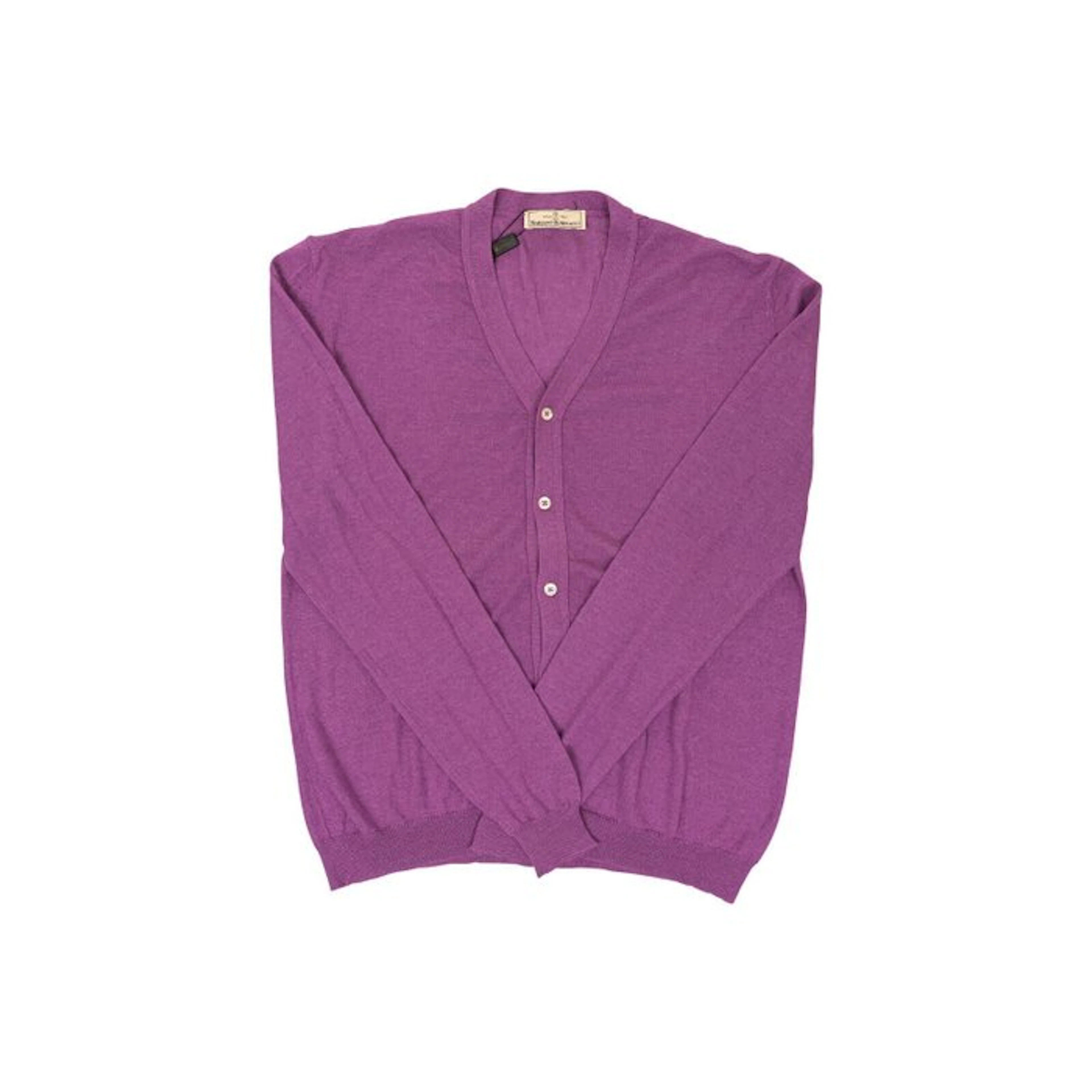 RUBINACCI NAPOLI - 50 IT - Prune Cardigan Soft Cashmere /...
