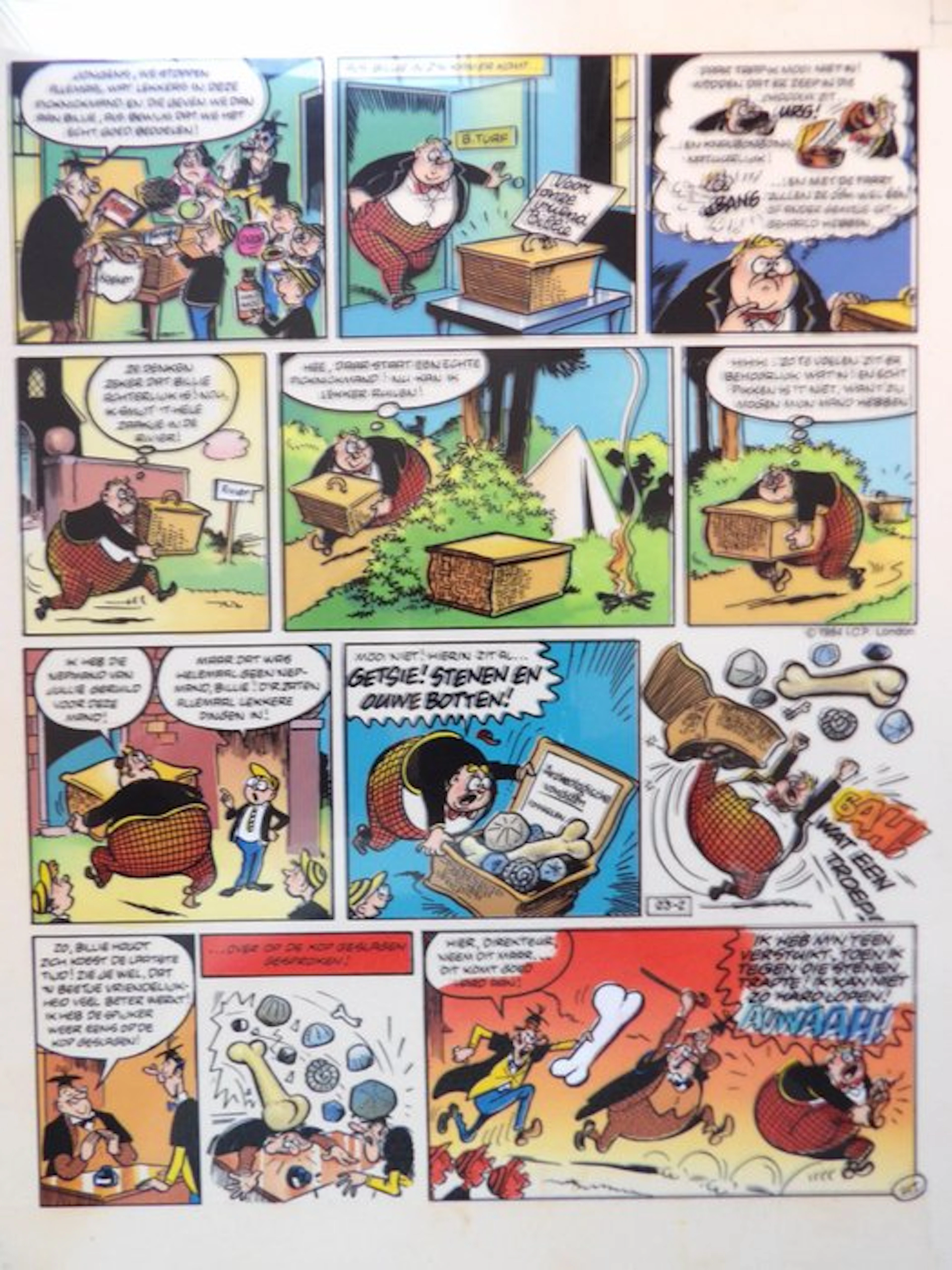 Billie Turf - handgeschilderde inkleuring + cel...