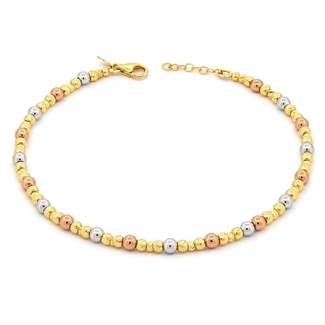 Bracelet - 18 kt. Yellow gold, White gold, Rose gold - Gold Art