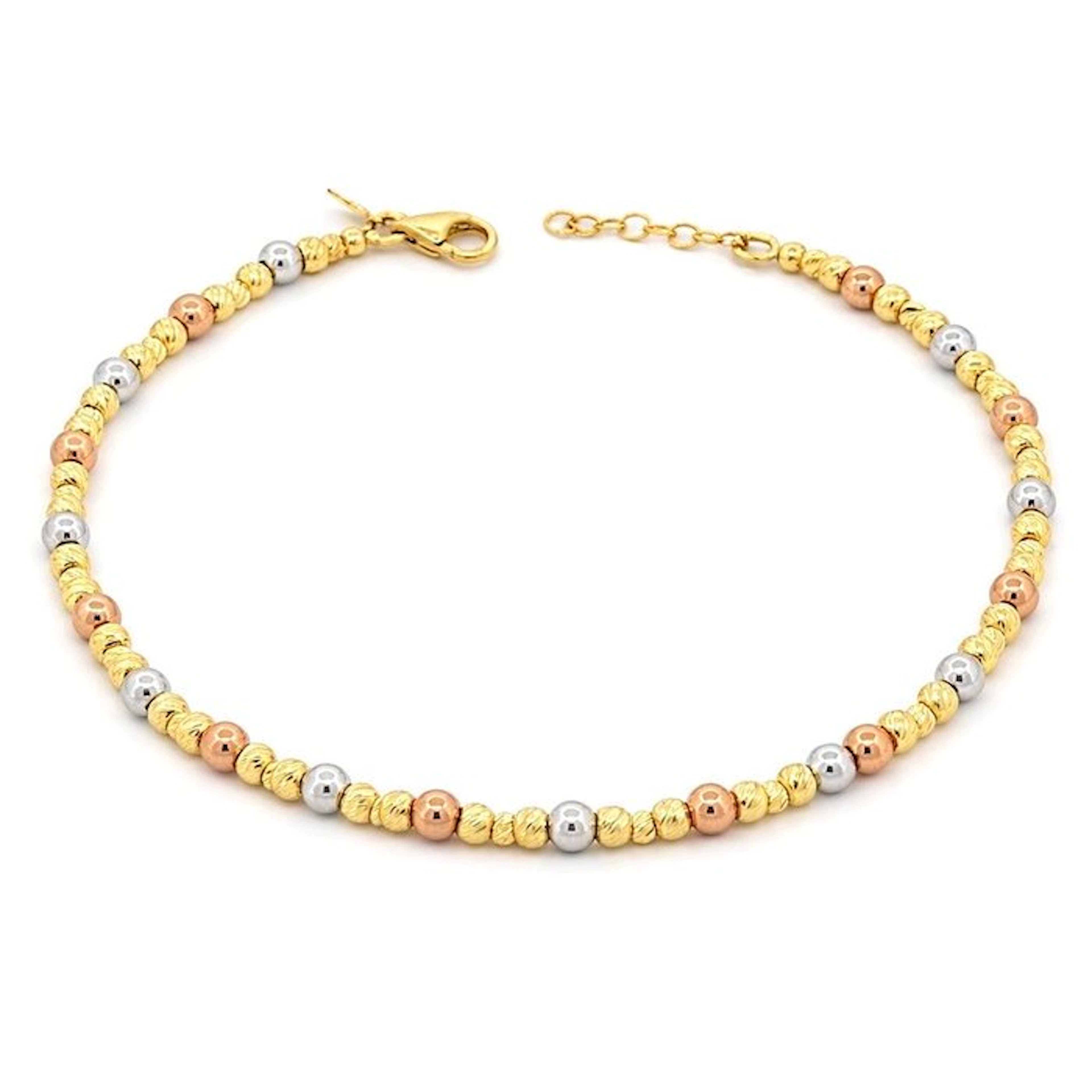 Bracelet - 18 kt. Yellow gold, White gold, Rose gold - Gold Art