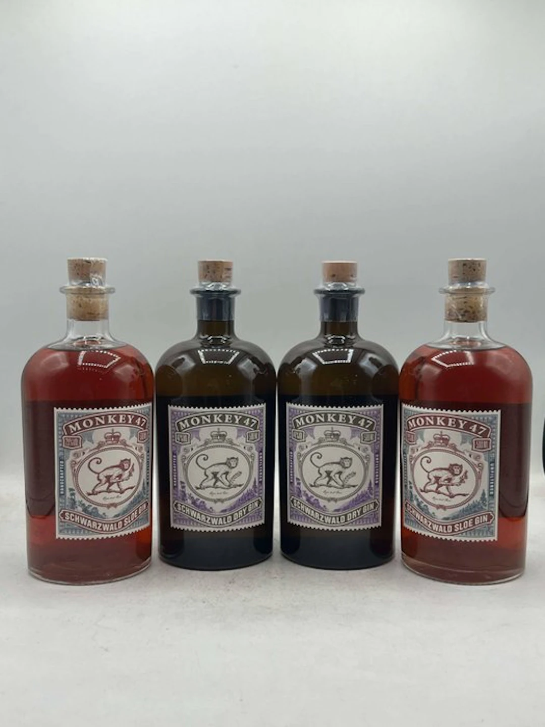 Monkey 47 - Dry Gin & Sloe Gin - 500ml - 4 bottles
