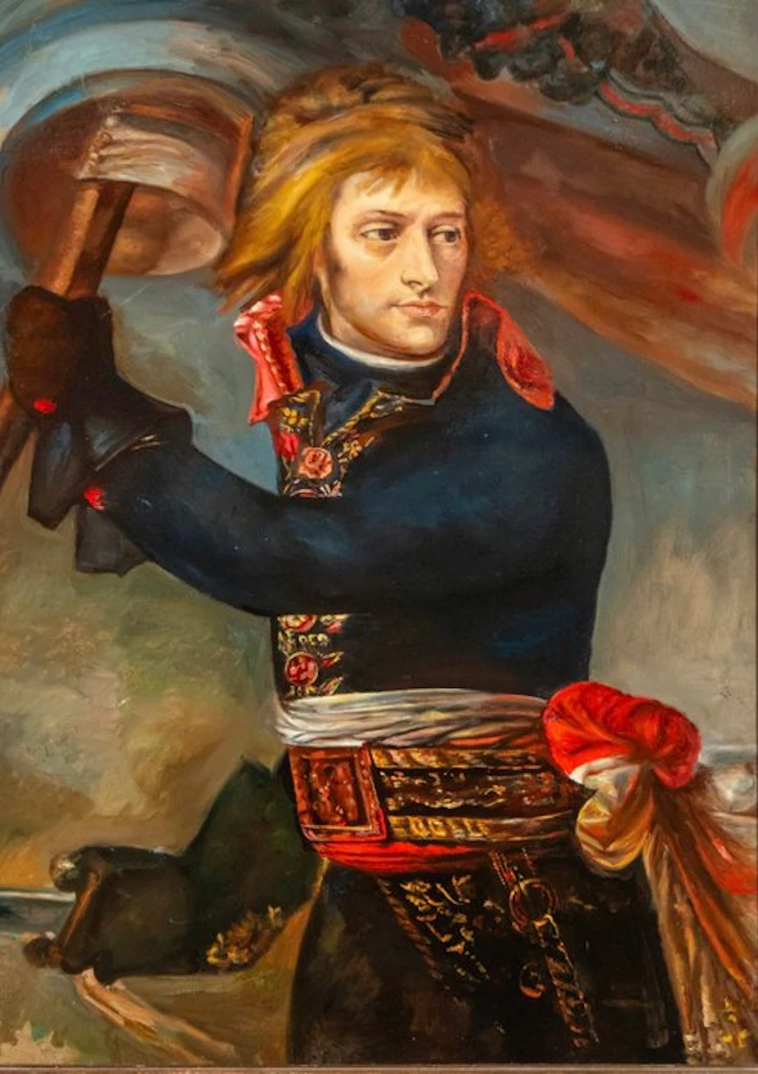 French school (XX) - Napoleon Bonaparte – Large Military Portrait