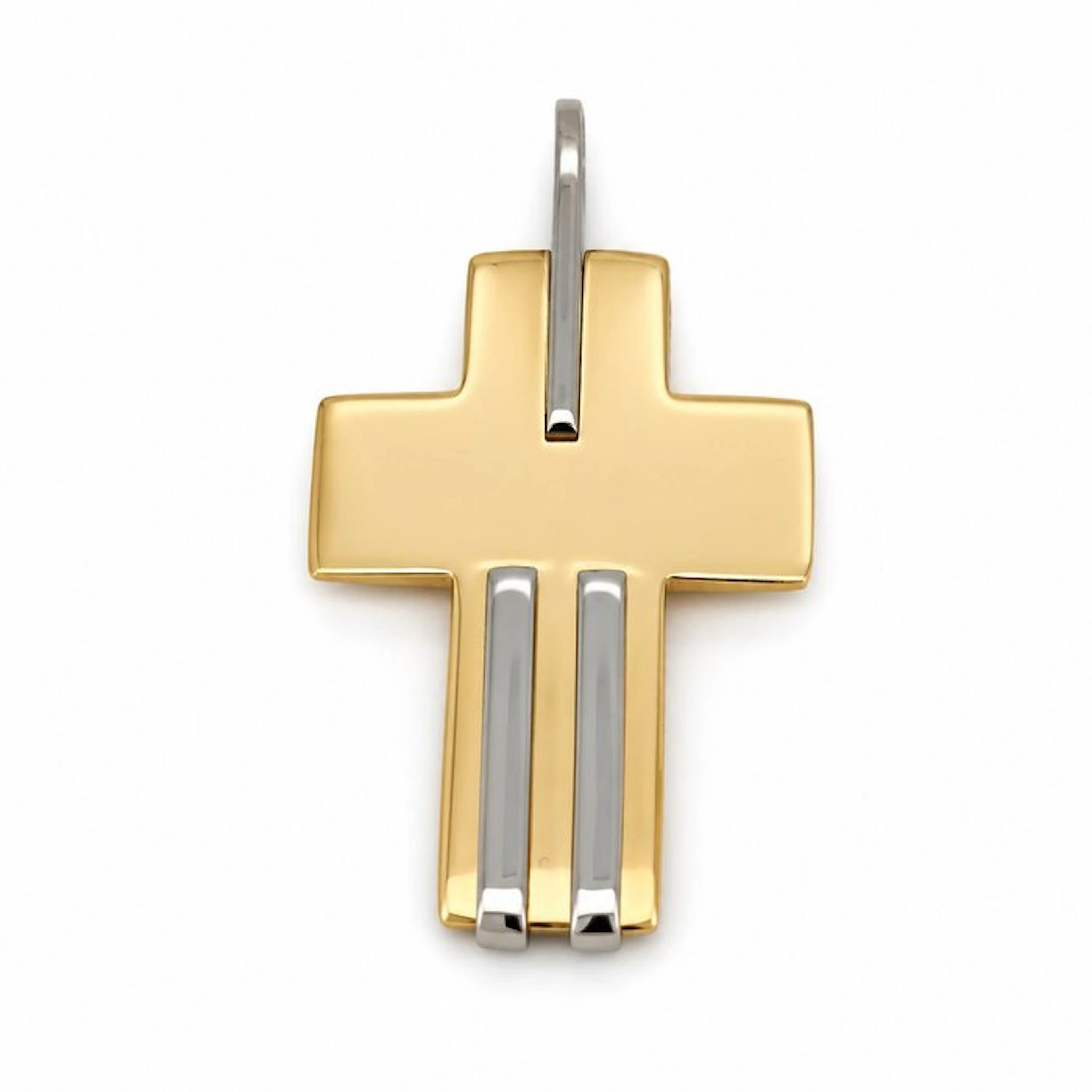 Barakà - Pendant - 18 kt. Yellow gold, White gold - Made in Italy - Handmade