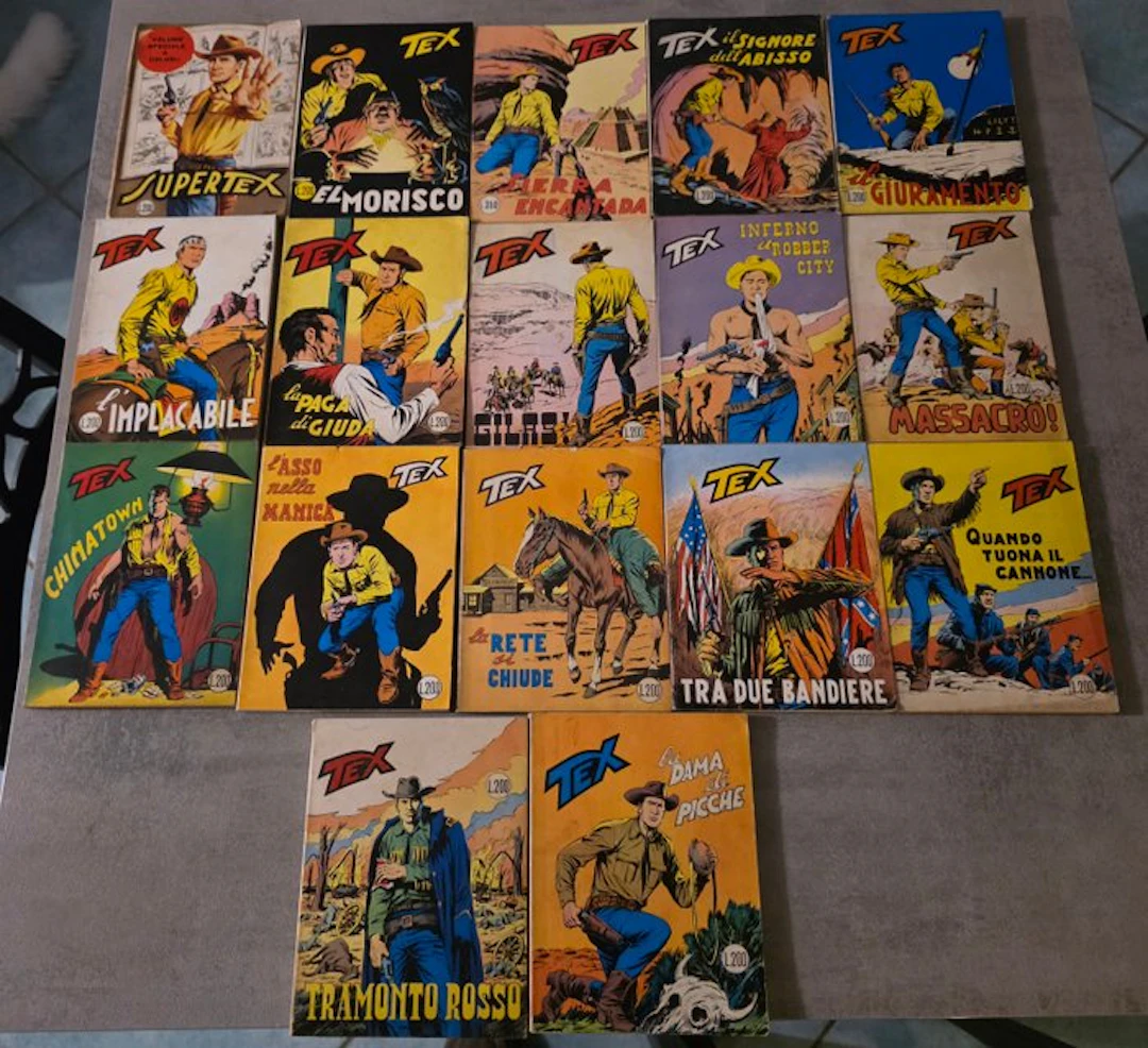 Tex nn. 100/199 - quasi tutti prima edizione - Sequenza...