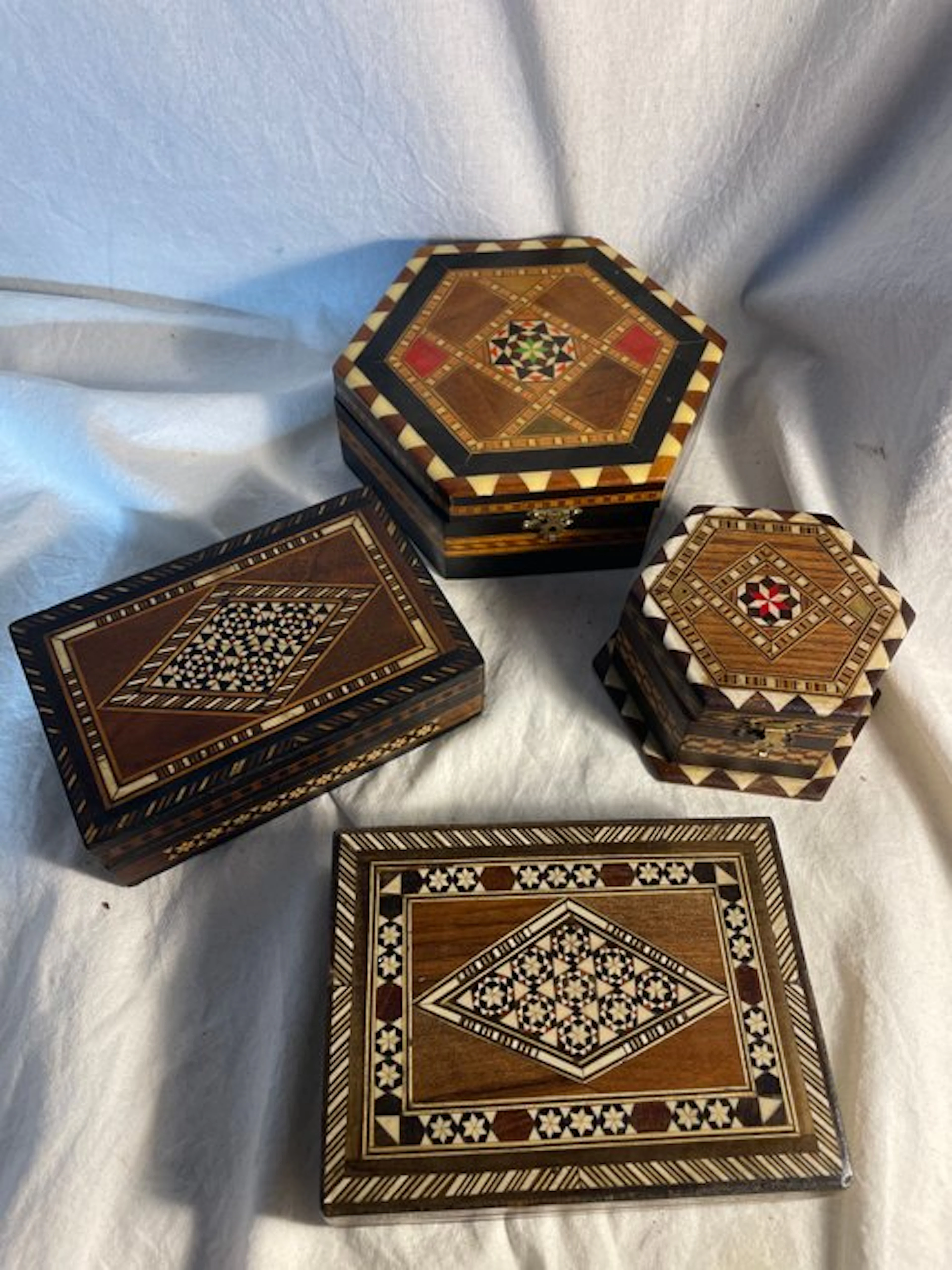 Granada - Jewellery box (4) - marquetry wood - jewelry box