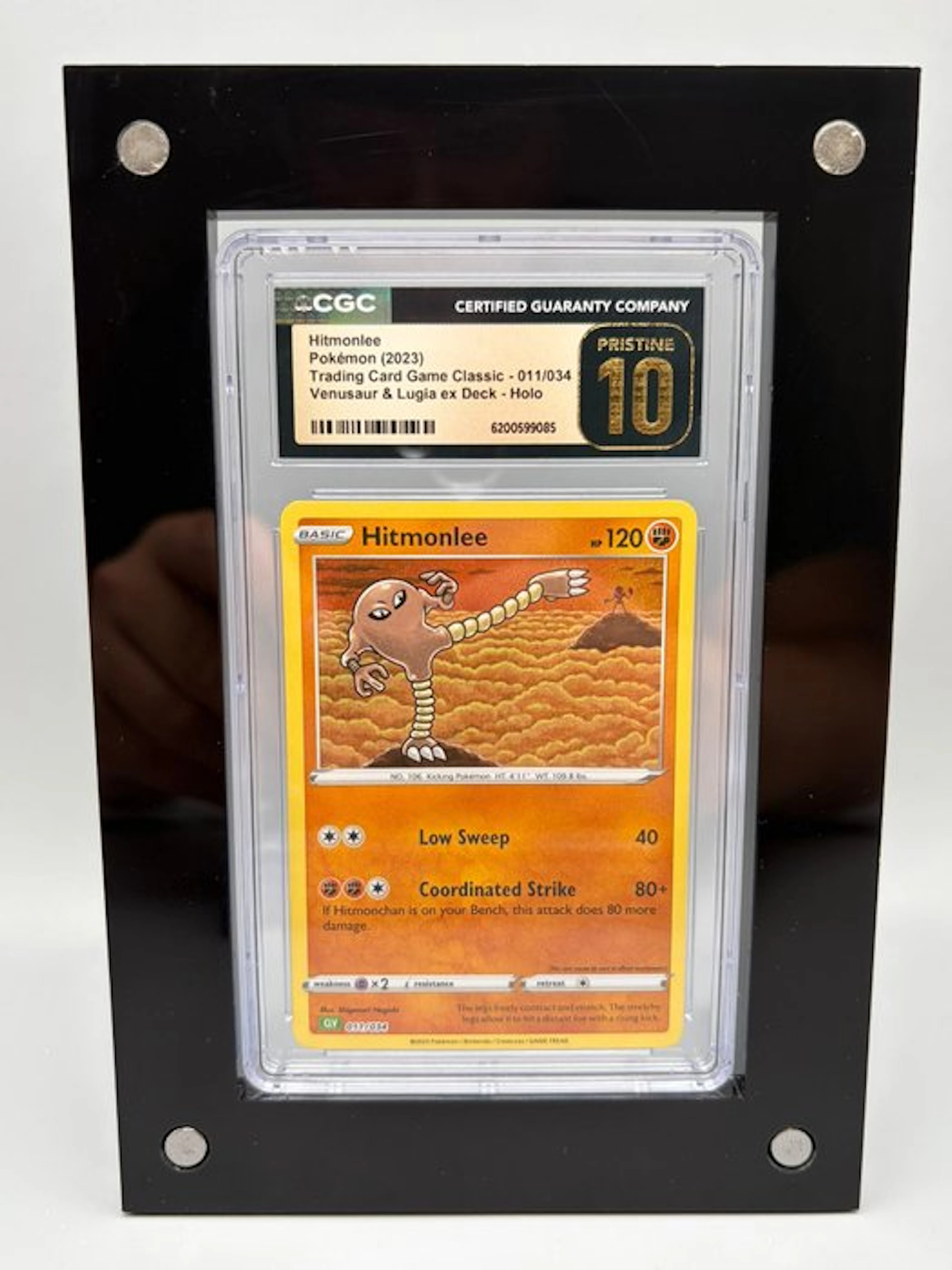 Pokémon Graded card - Hitmonlee - CGC Pristine 10 - Sword & Shield