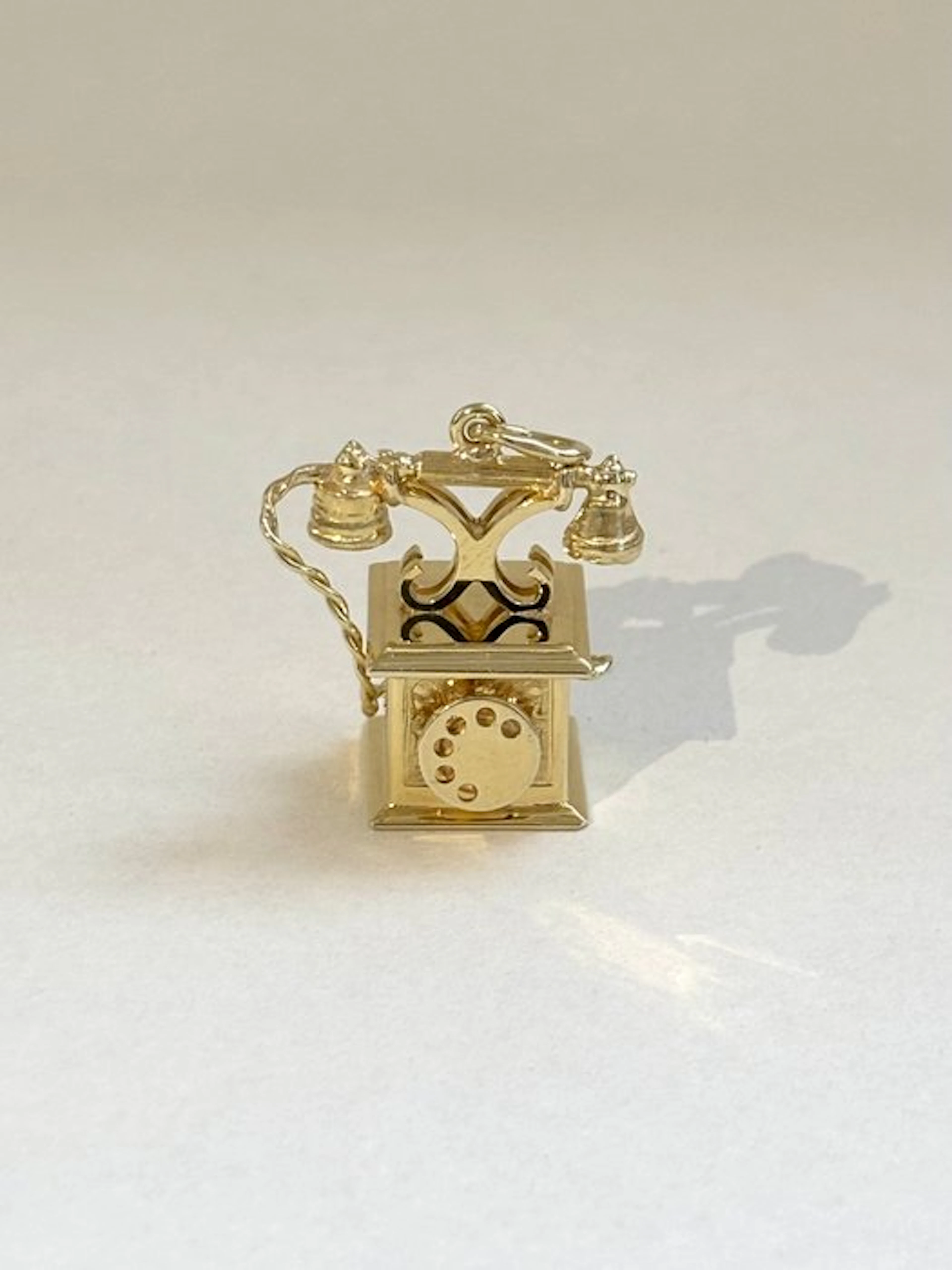 Pendant - 14 kt. Yellow gold - Vintage Rotary Dial