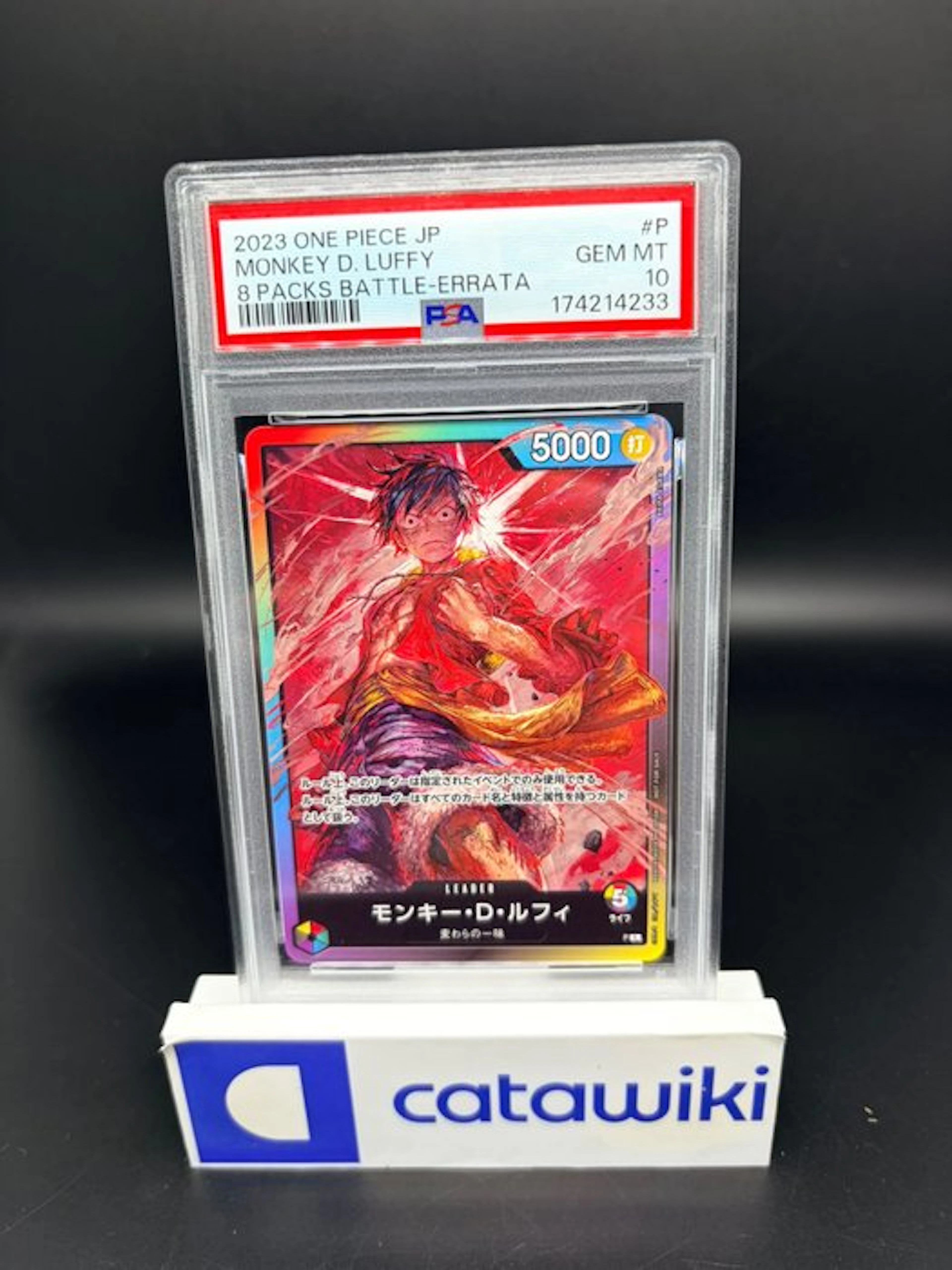 One Piece - 1 Graded card - Monkey D