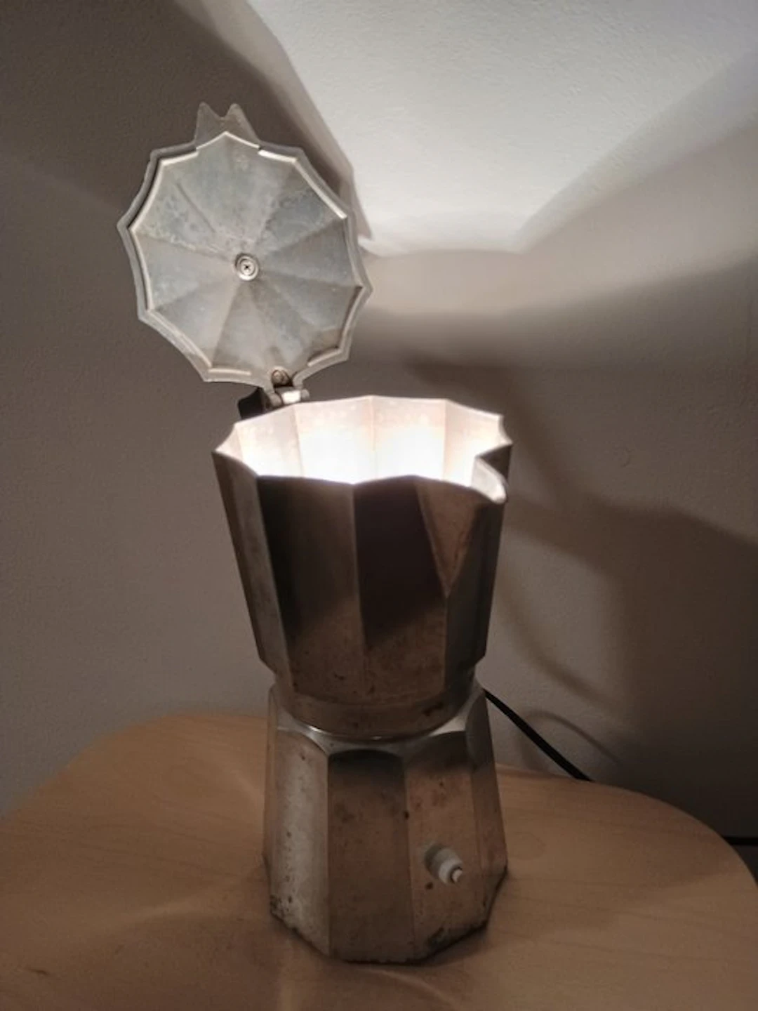 Table lamp - Aluminium - Espresso coffee machine lamp