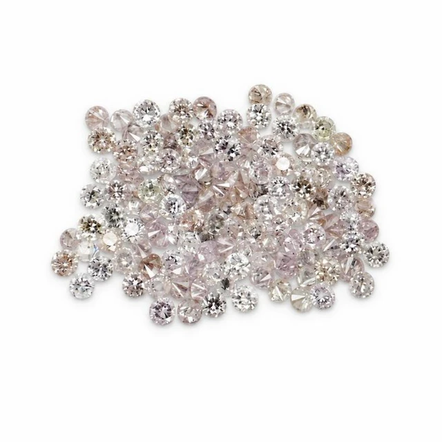 No reserve price - 123 pcs Diamond (Natural) - 1.03 ct - Round - SI1