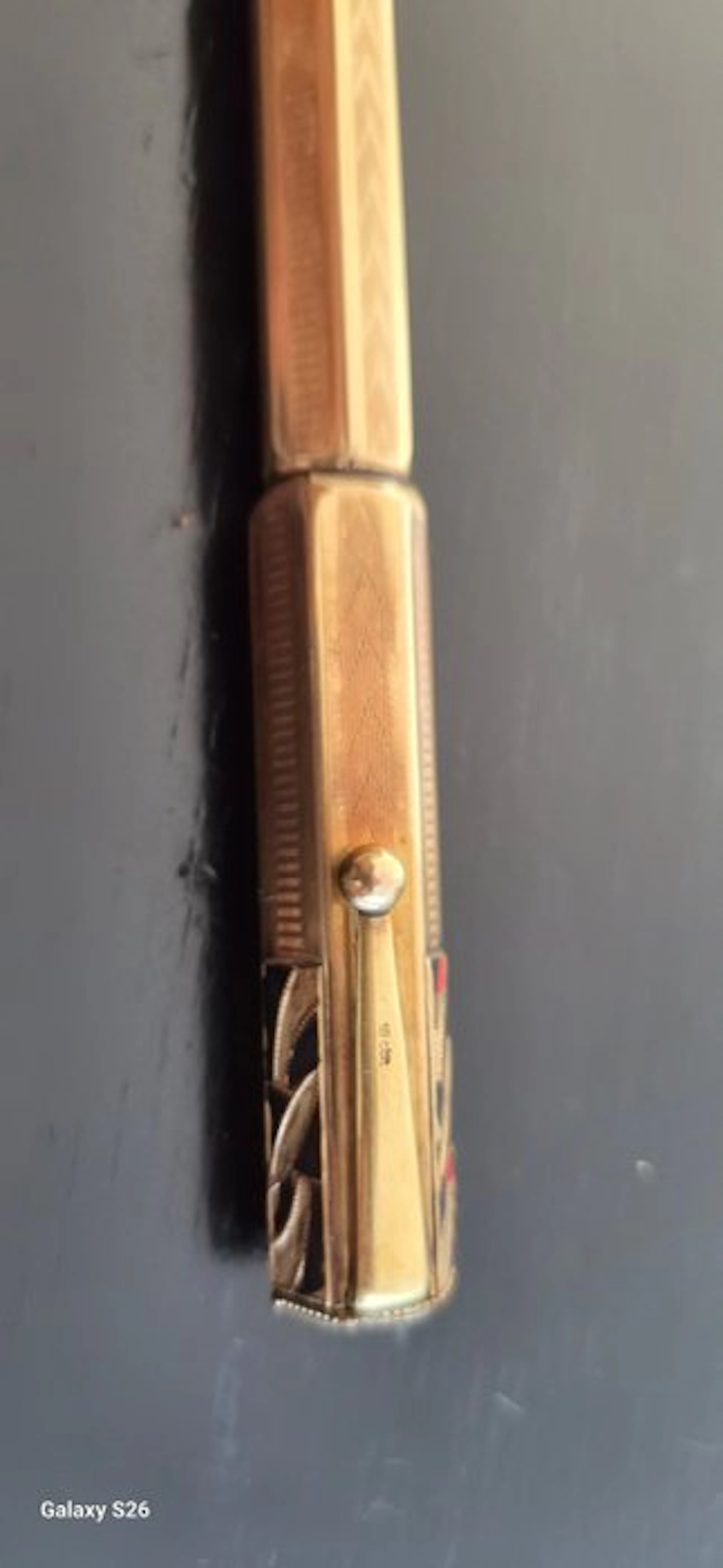 unknown - unbranded lever filler with Italian gold filled...