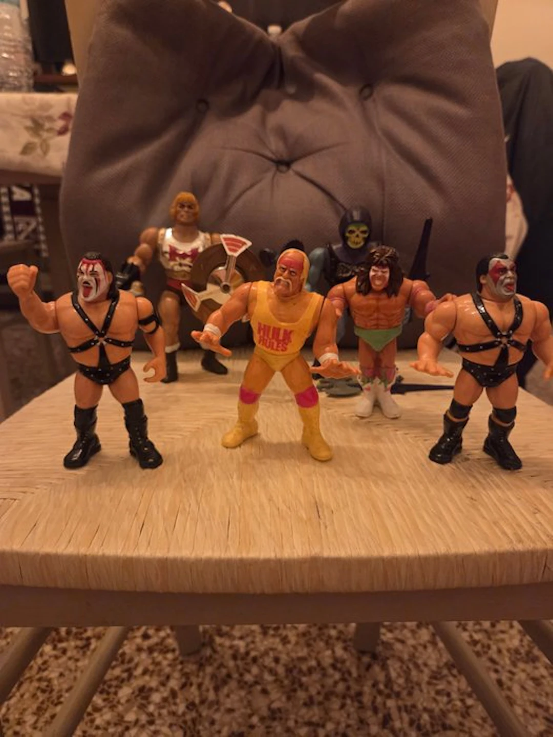 Mattel - Action figure He-Man; Skeletor; Hulk Hogan...